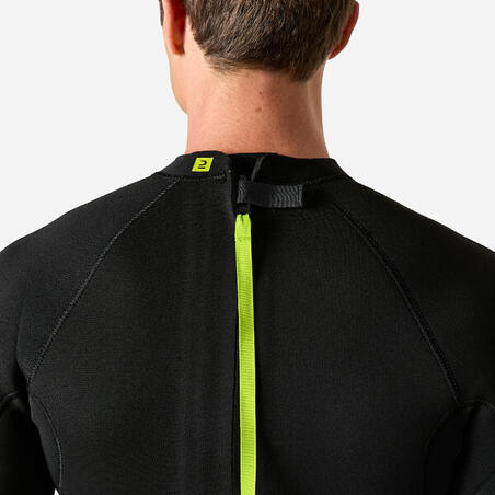 Гідрокостюм чоловічий SURF 100 для серфінгу з неопрену 4/3 мм чорний