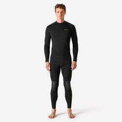 Combinaison SURF 100 Néoprène 4/3 mm homme noire