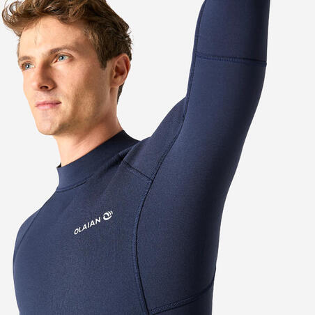 Гідрокостюм чоловічий SURF 100 для серфінгу неопрен 2/2 мм синій