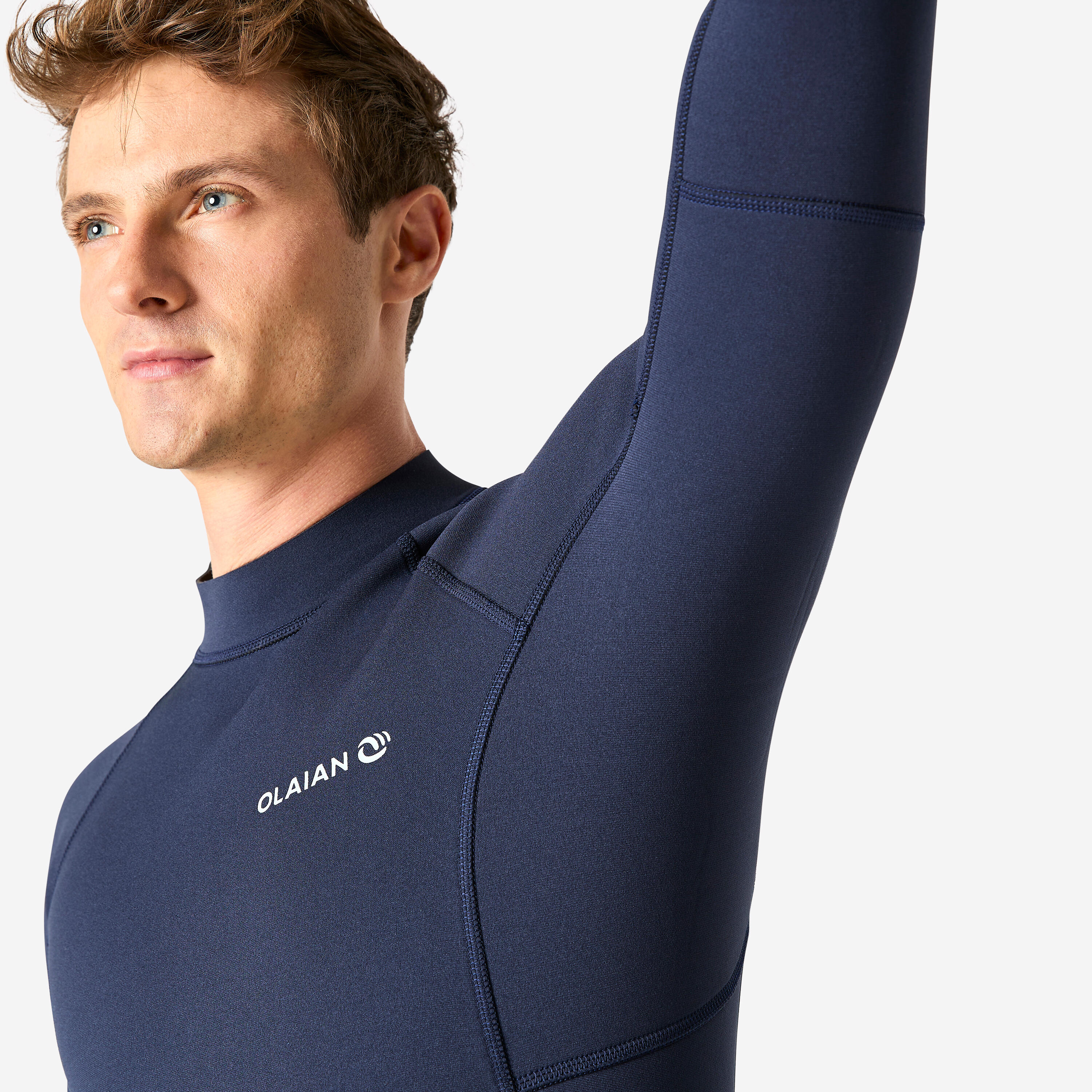 Neoprenanzug Surfen Herren 100 2/2 mm blau 4/7
