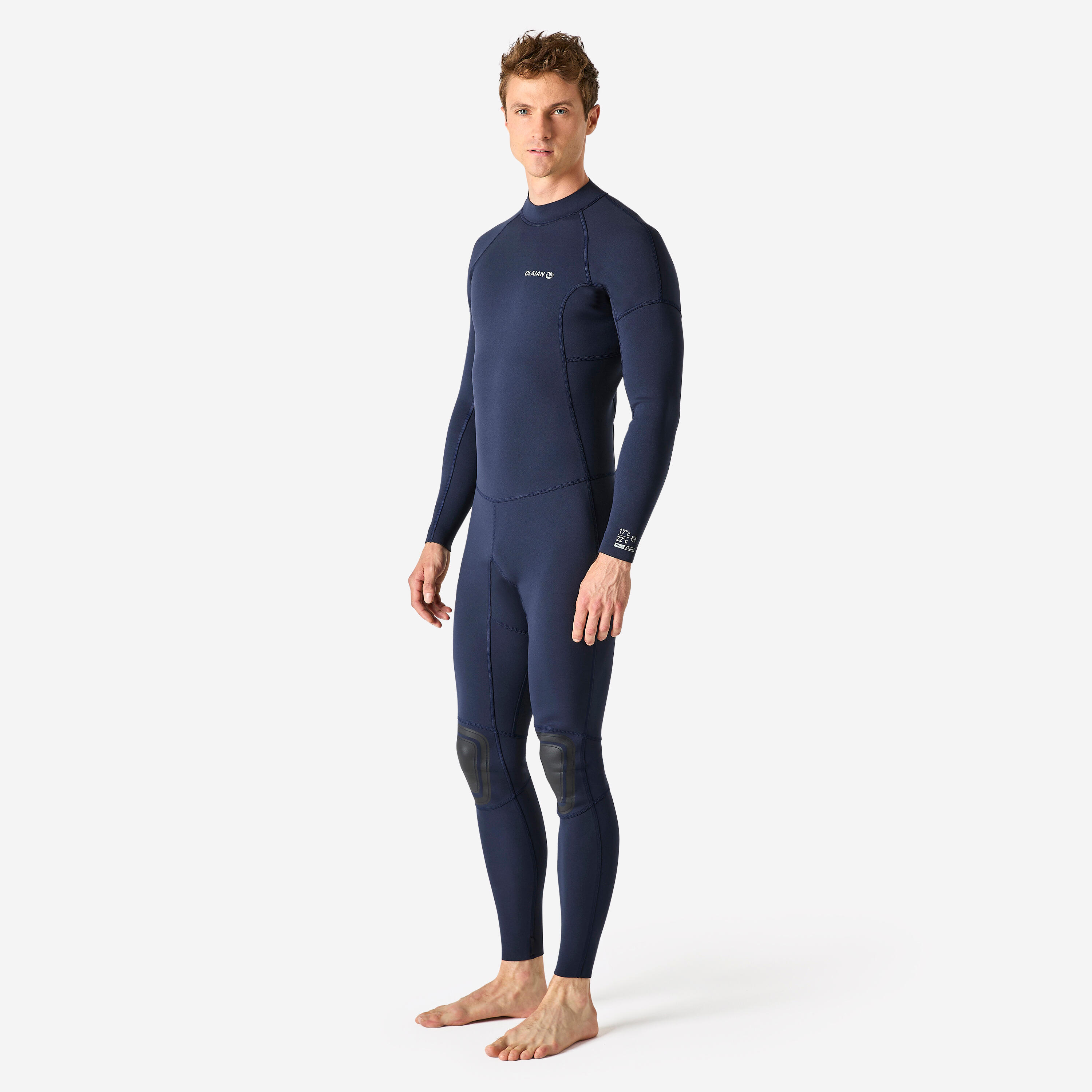 Neoprenanzug Surfen Herren 100 2/2 mm blau 7/7
