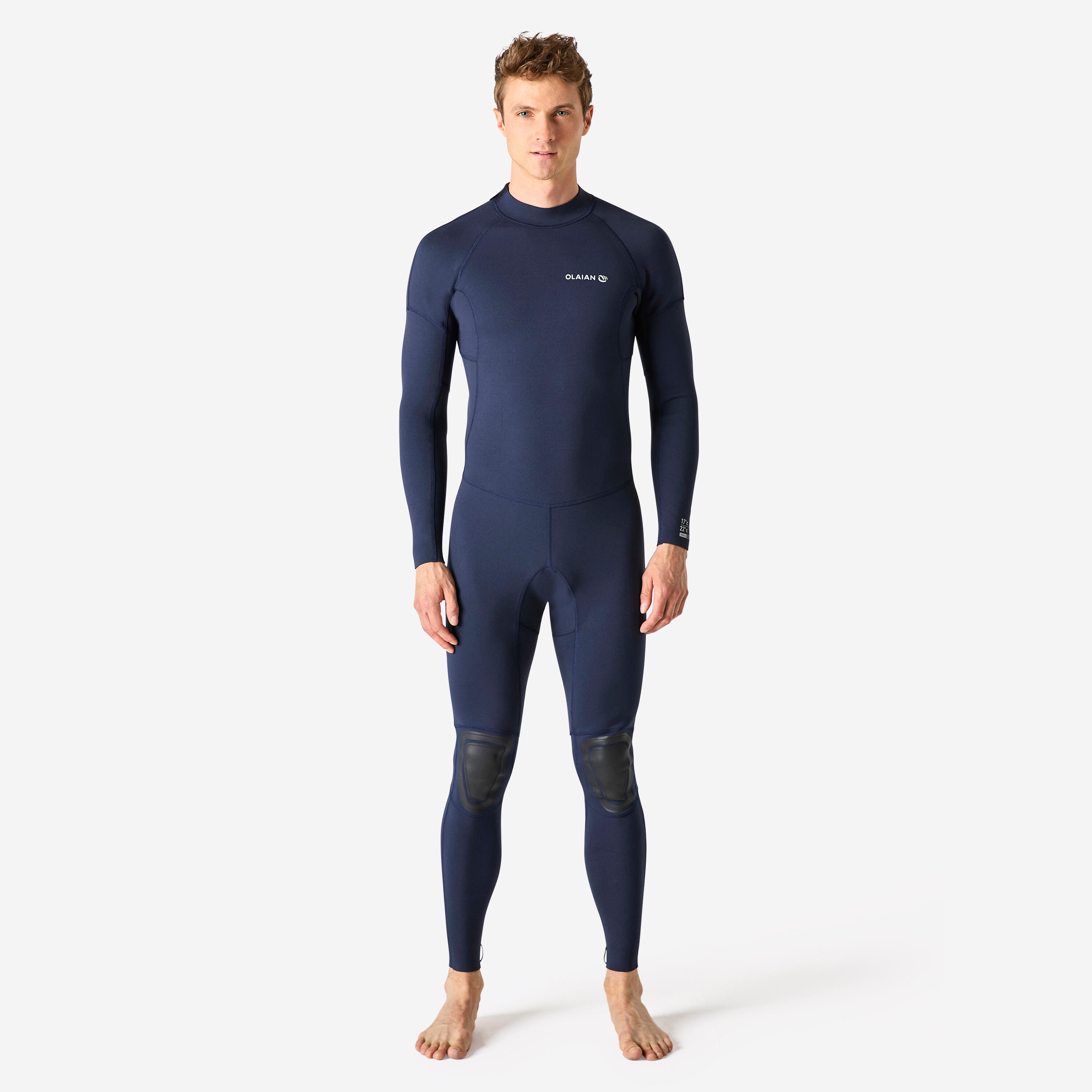 Combinezon surf 100 neopren 2/2 mm Albastru Bărbaţi