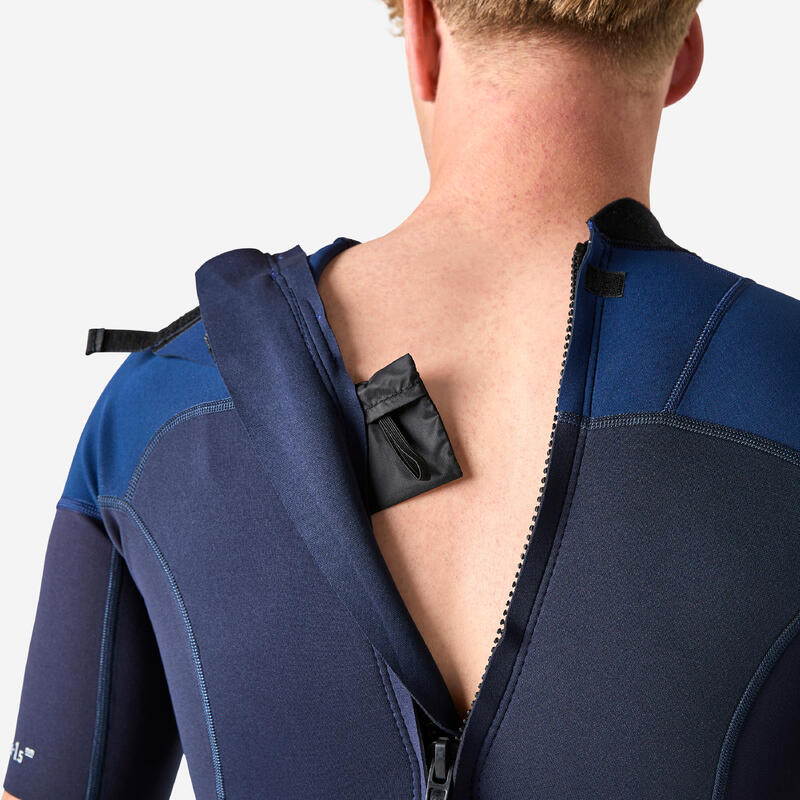 Combinezon surf shorty 500 Neopren Albastru Bărbați 