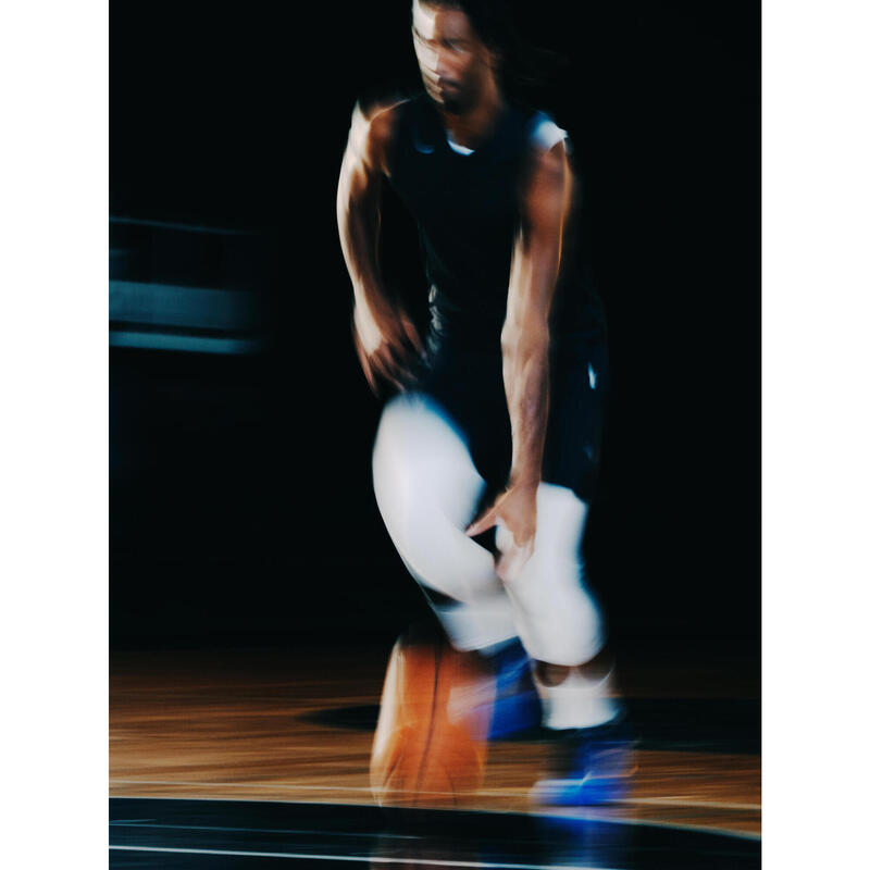 Tricou de baschet ușor respirabil Tank 500 Negru Unisex