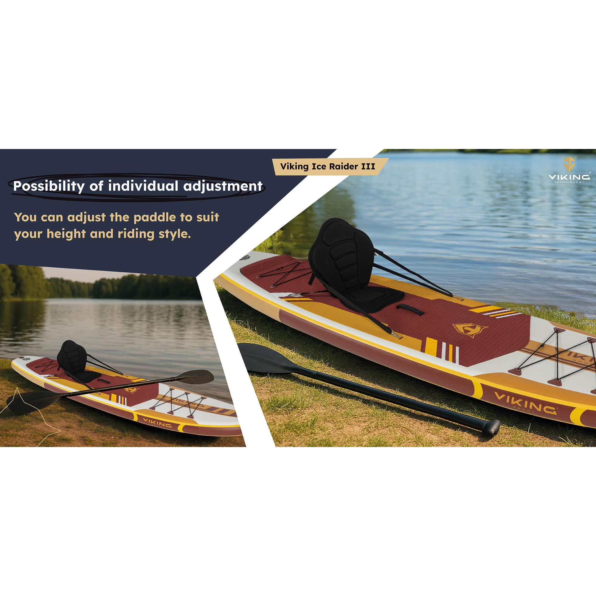 Nafukovací paddleboard Ice Raider III 11'6 6/9