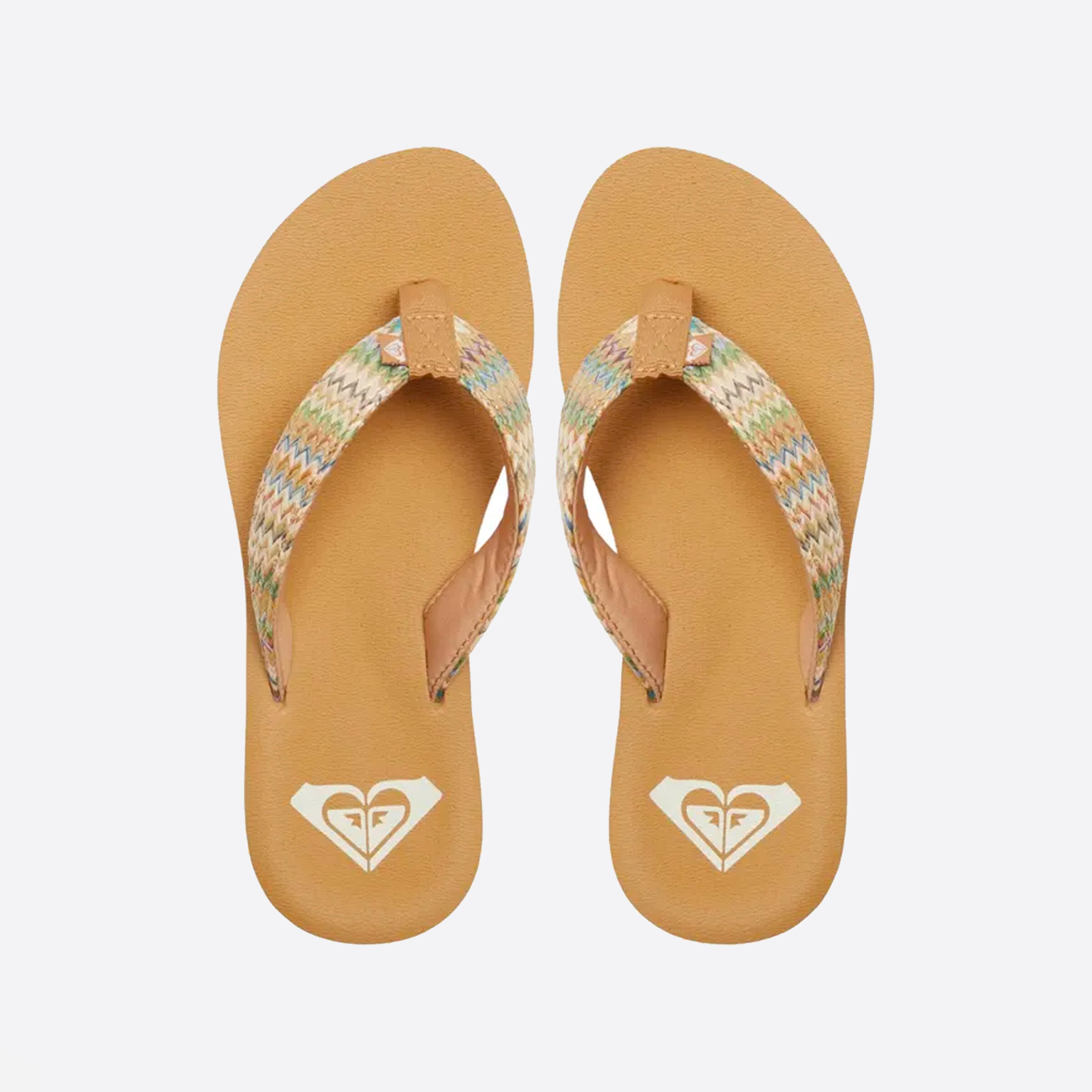 Tongs Femme - Porto beige raffia 8/11