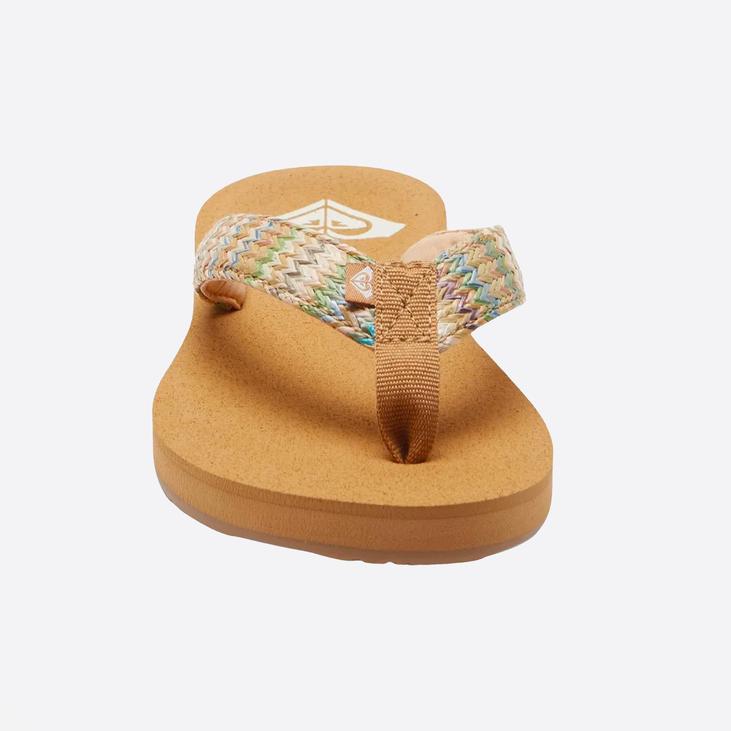 Tongs Femme - Porto beige raffia 7/11