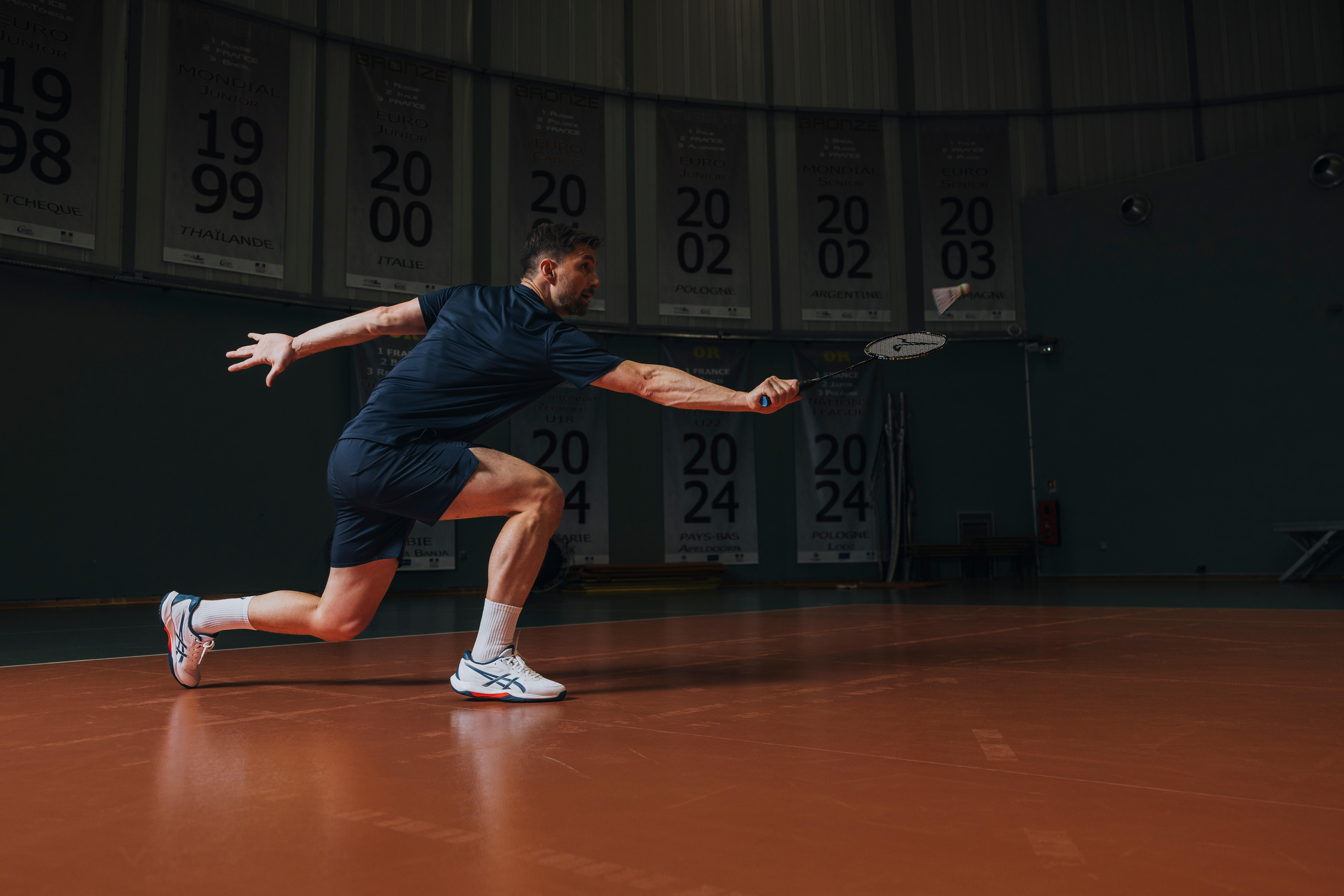 Herren-Hallensportschuh, Gel Rocket 12 blau weiss ASICS | Decathlon