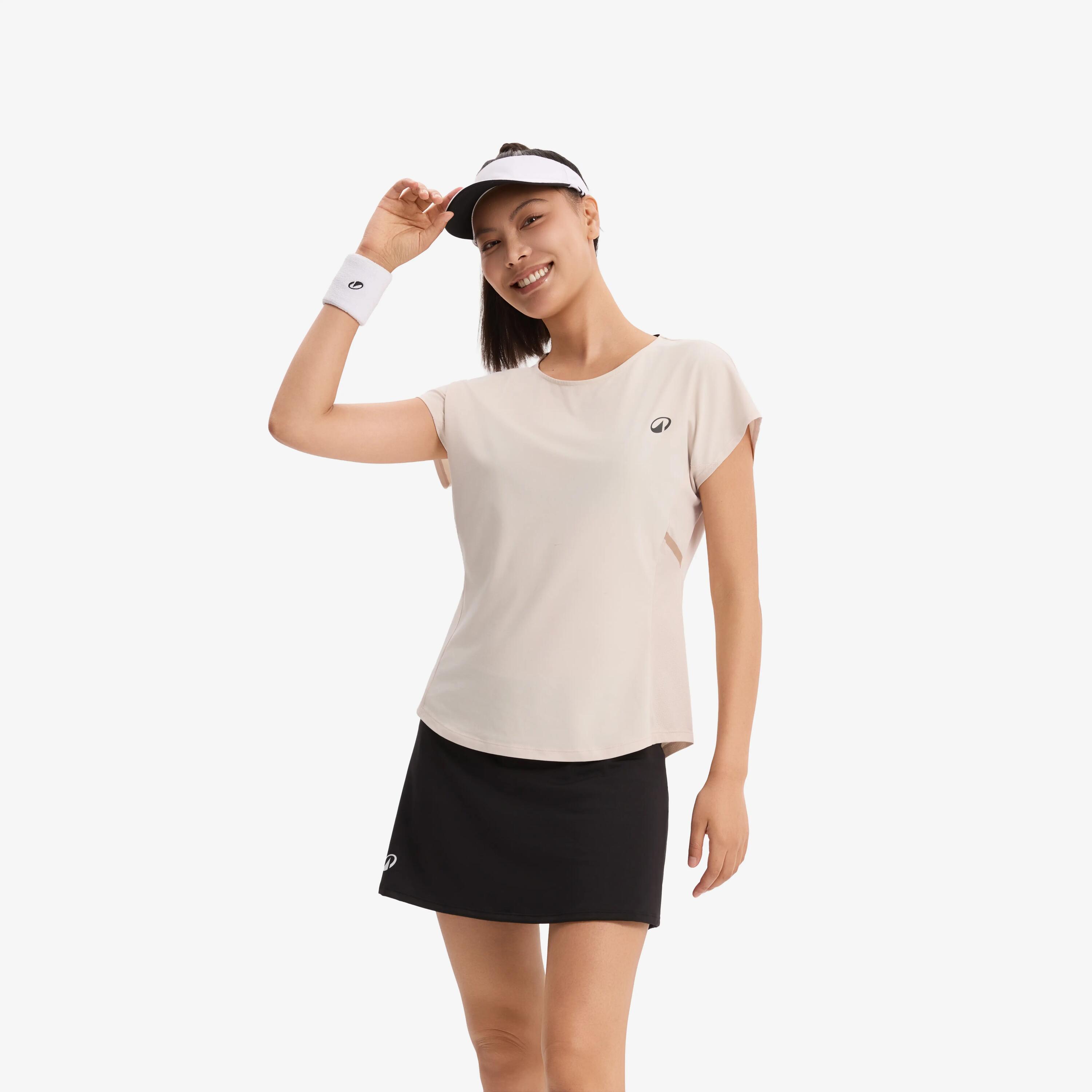 FALDA TENIS DRY MUJER ESSENTIEL 100 NEGRO 9/9
