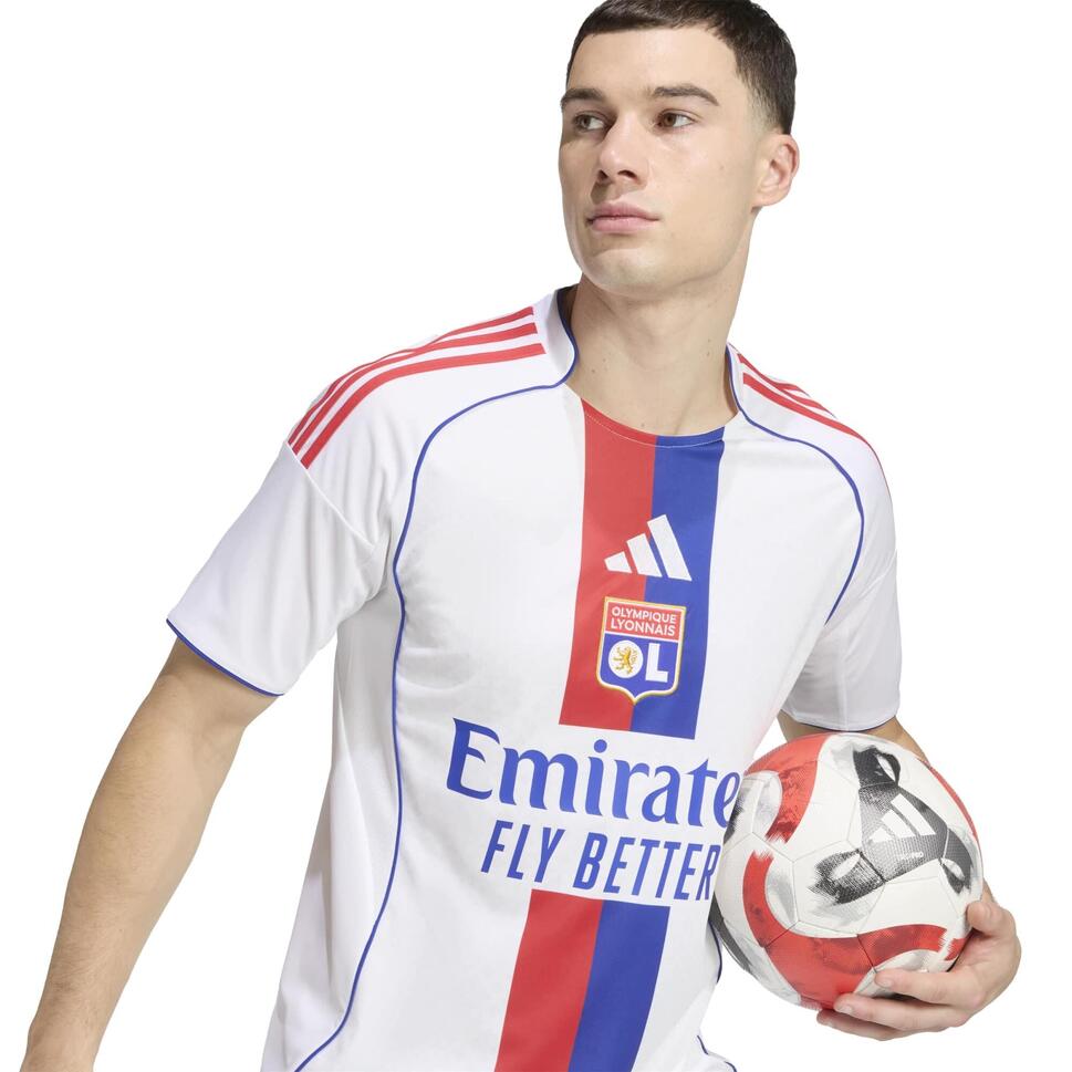 Oficjalna koszulka piłkarska ADIDAS Olympique Lyonnais 25/26 domowa