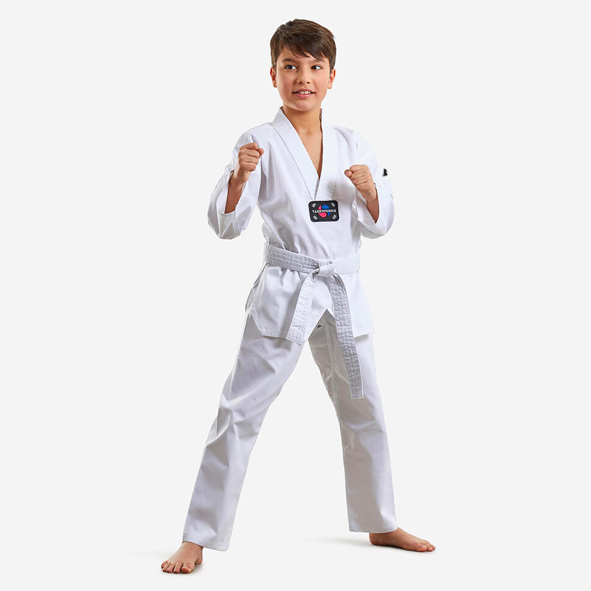 Kimono dobok taekwondo 100 junior - Karaté et Taekwondo - Outshock- Clubs - Entreprises - Collectivités - Associations