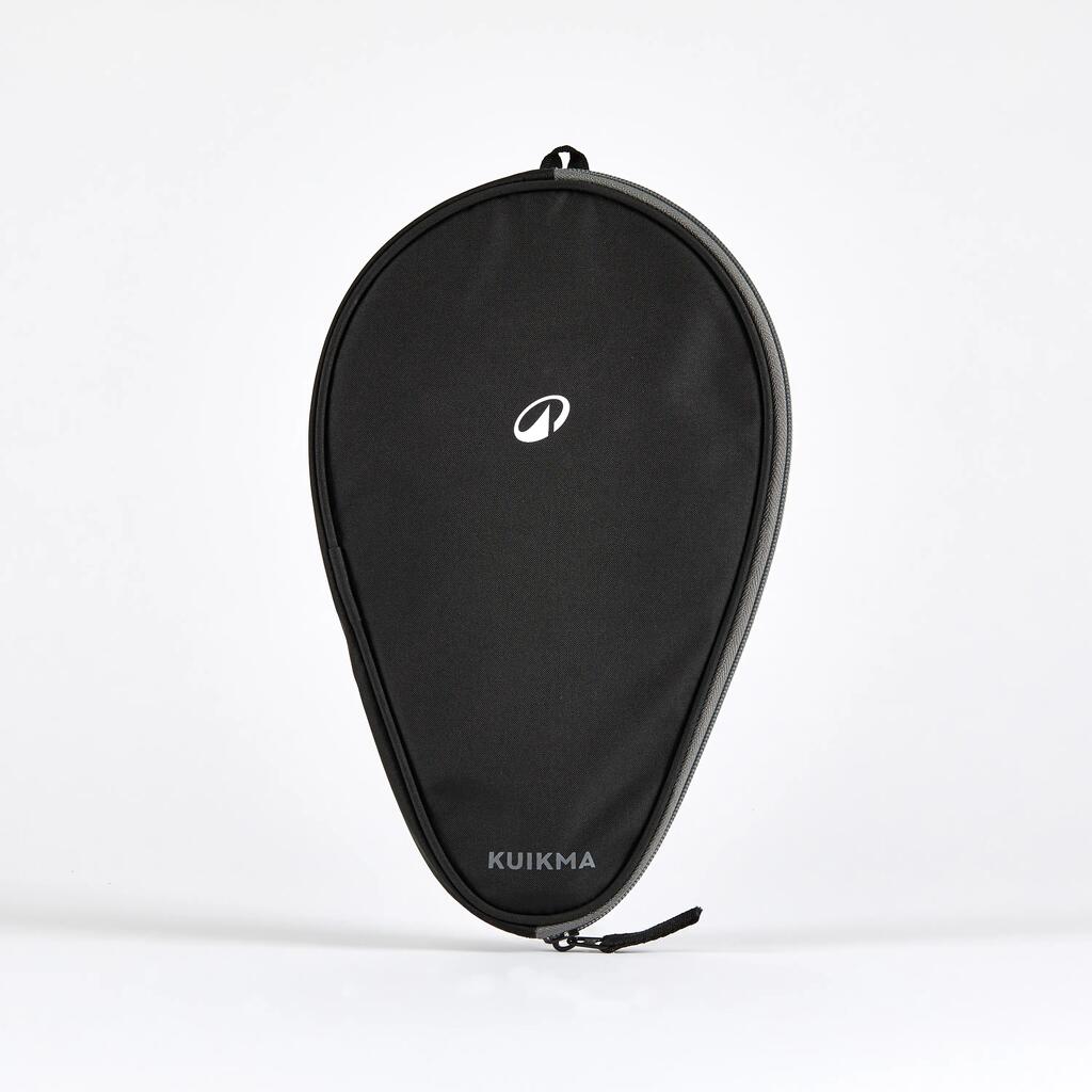 Table Tennis Bat Cover TTC 100 - Black/Grey