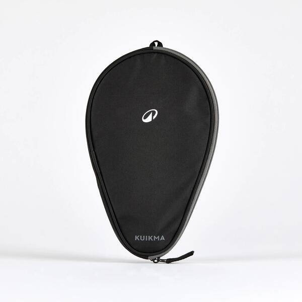 Black and grey table tennis bat cover