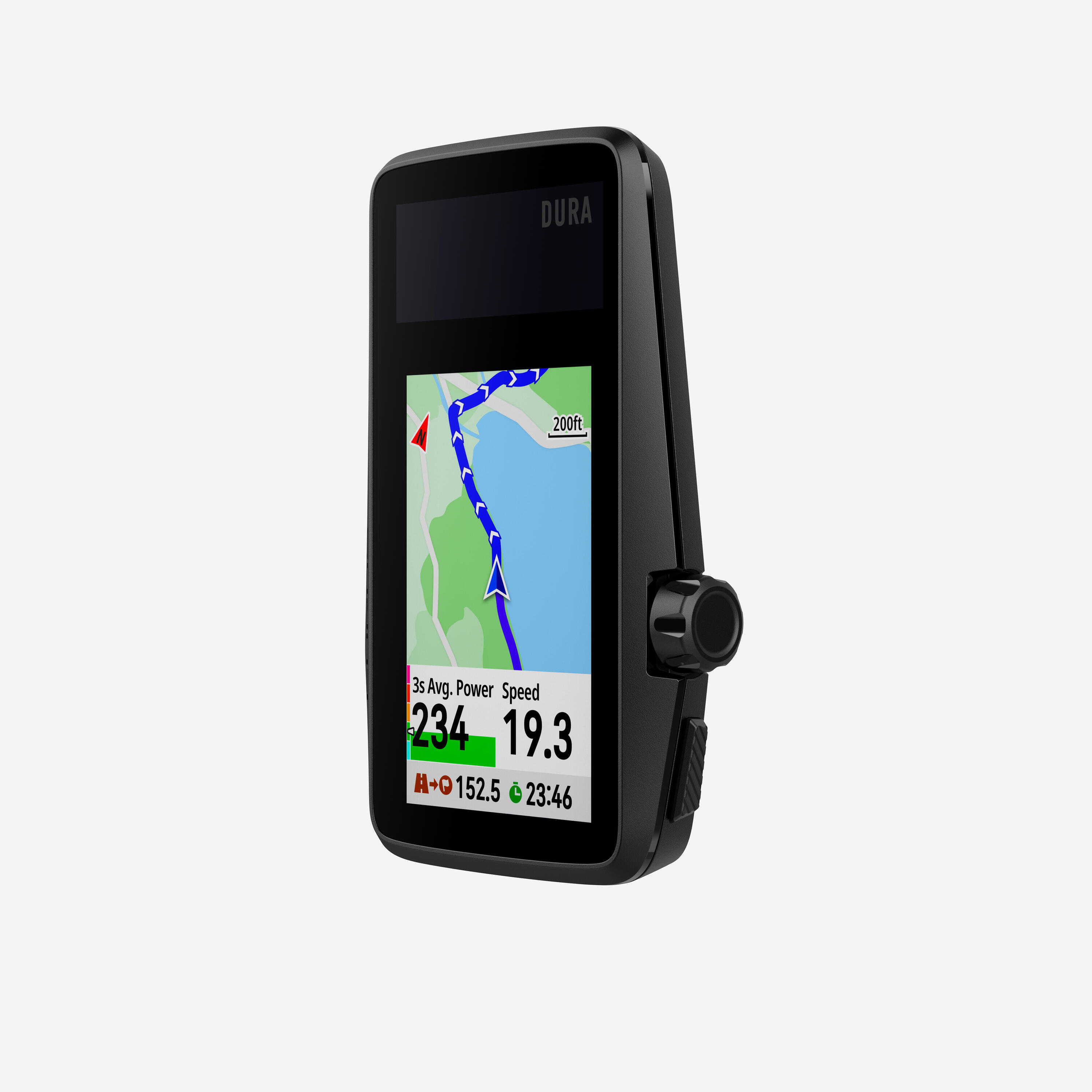 Solar fietscomputer Dura met gps  2/13