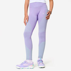 Leggings Fitness Niñas Rosa Verde sin Costuras