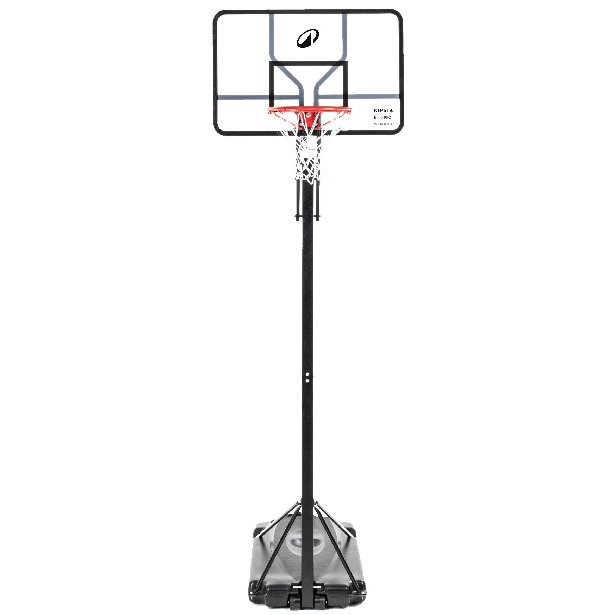 Panier basket sur pied déporté spécial dunk réglable 2,40 à 3,05 m, B700 6/21