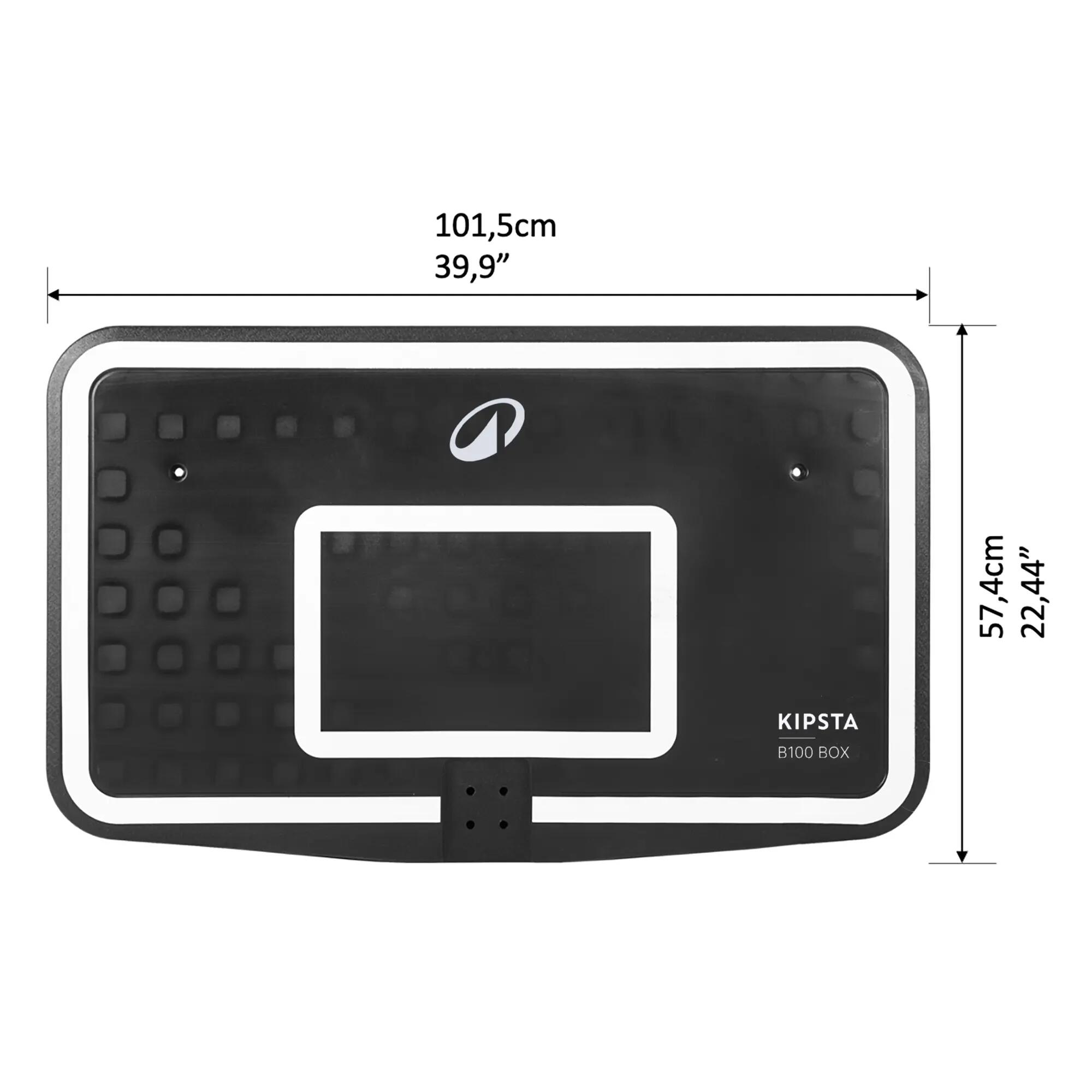 Canestro basket pieghevole B 100 BOX da 2,40 a 3,05m 7/22