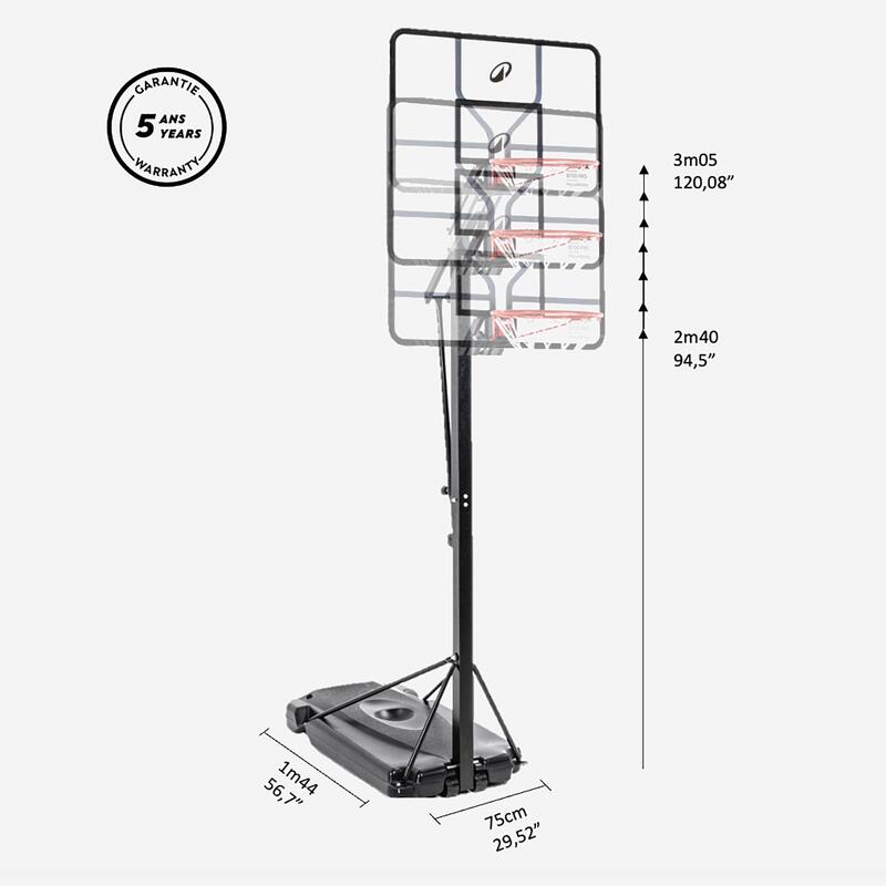 Basketbol Potası - 2,40/3,05 m - B700