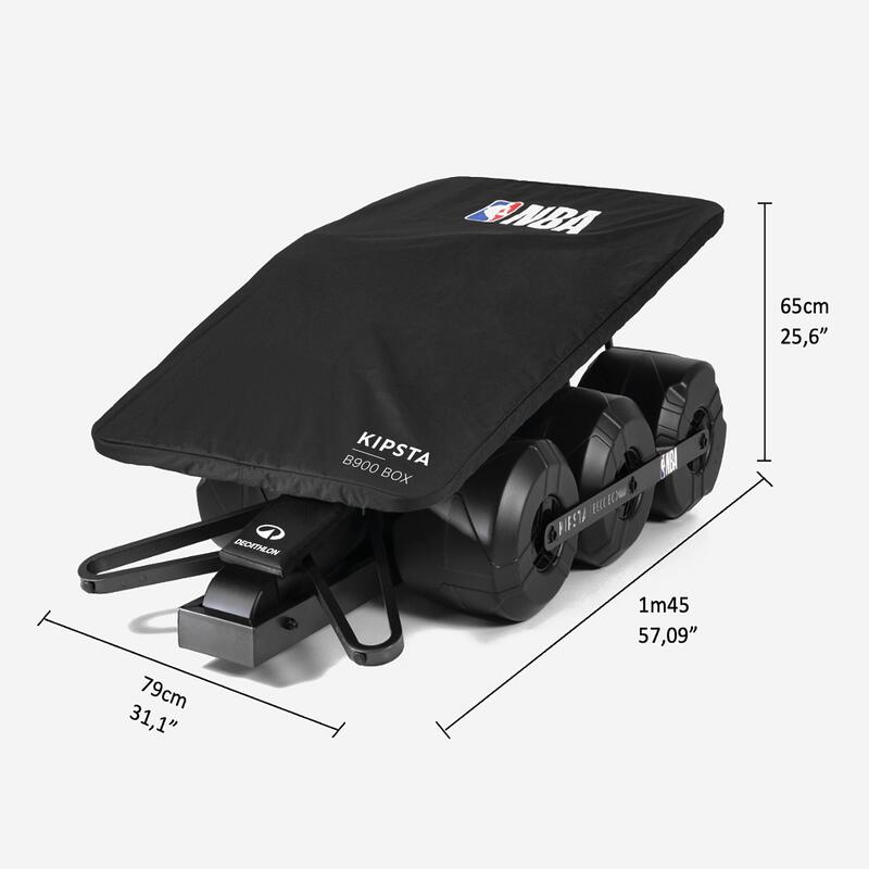 Coș Baschet cu structură de susținere B900 Box NBA 2,10 m - 3,05 m 