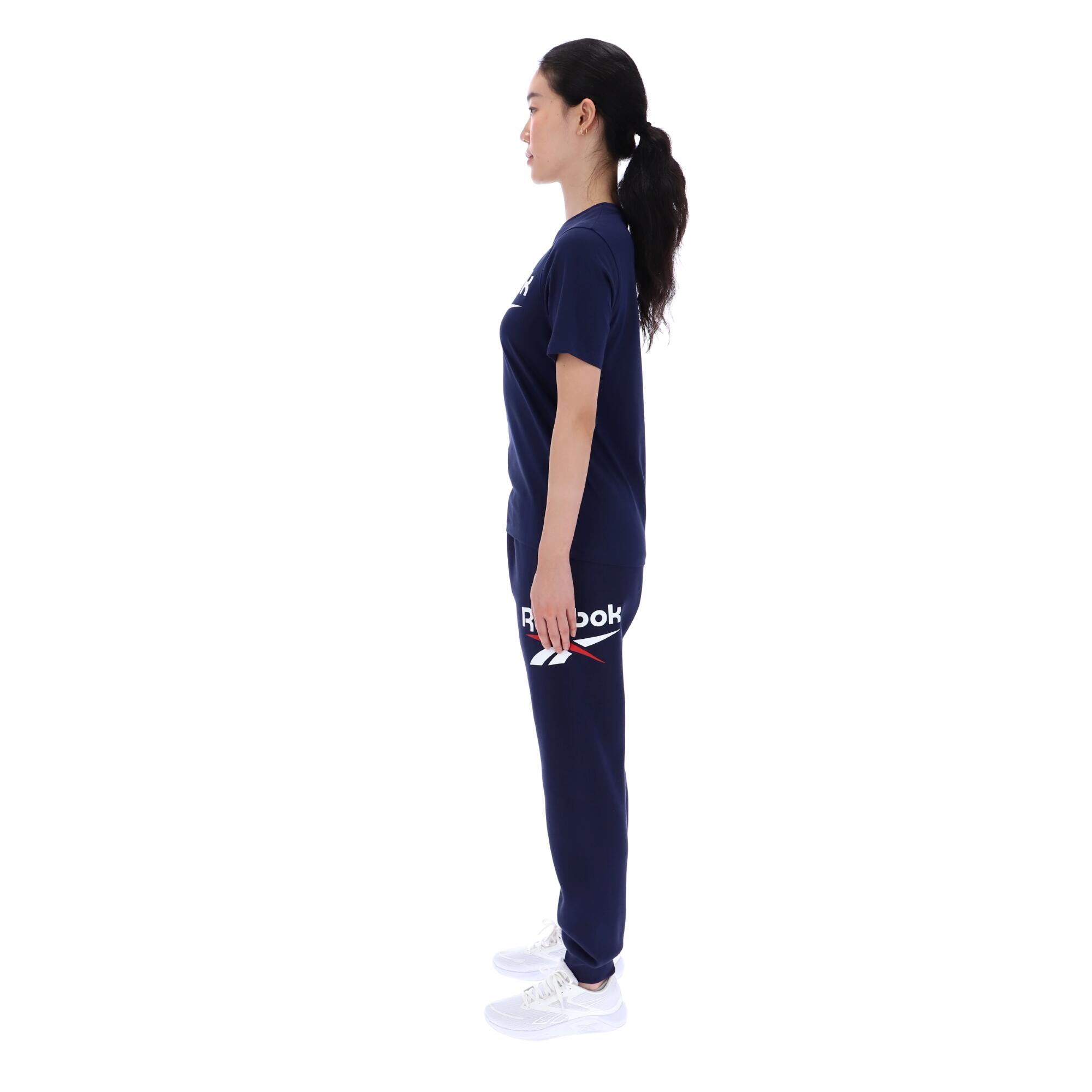 T-Shirt de Mulher em Algodão Azul-marinho 5/5