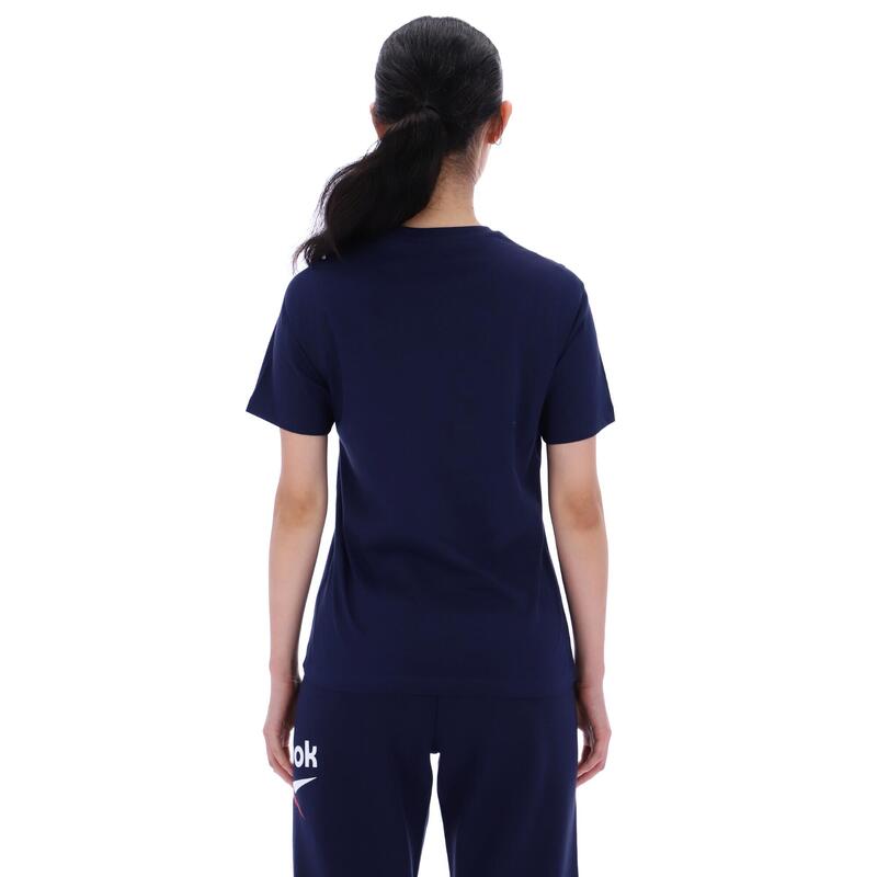 Tricou din bumbac Reebok Bleumarin Damă