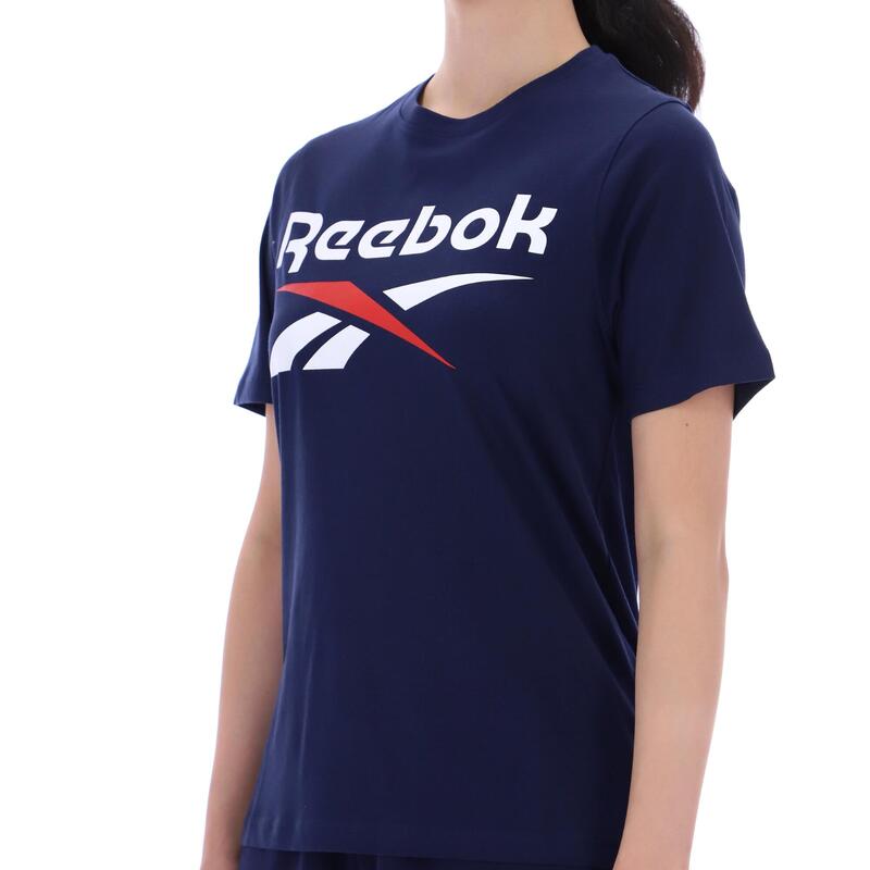 Tricou din bumbac Reebok Bleumarin Damă