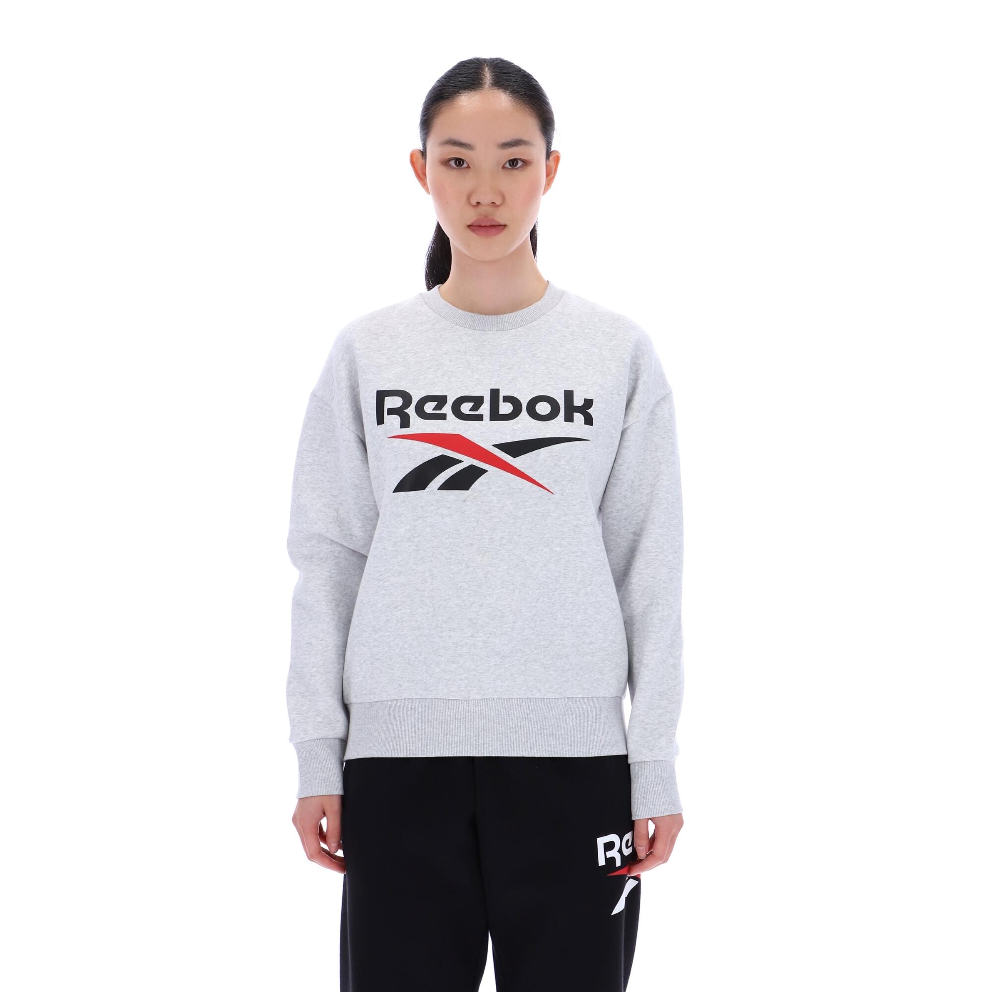 Reebok dámska fleecová mikina sivá M