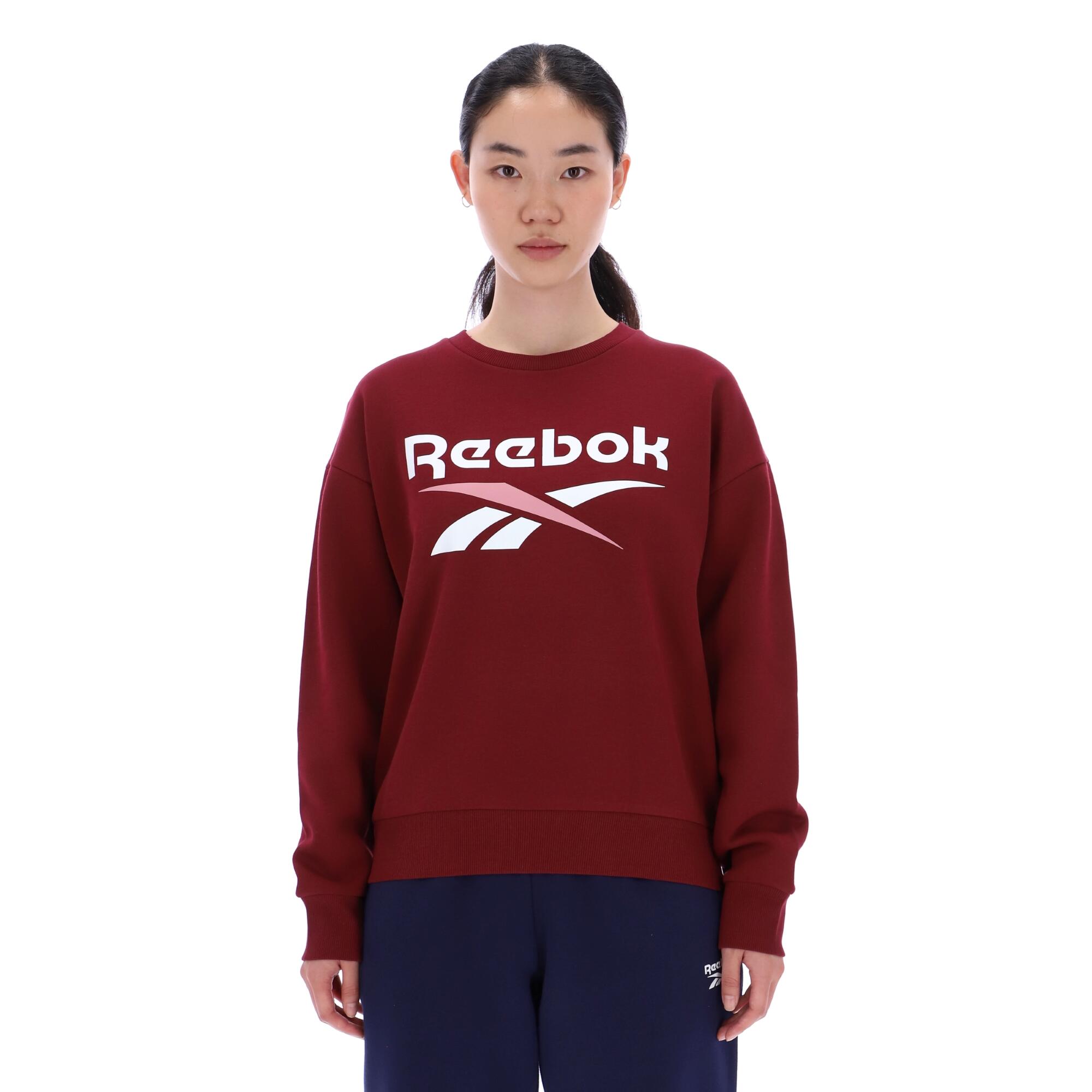 Reebok dámska fleecová mikina bordová XS