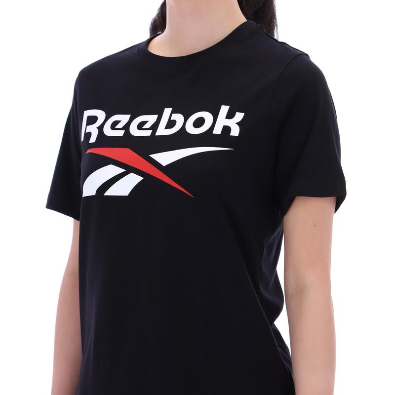 Tricou din bumbac Reebok Negru Damă