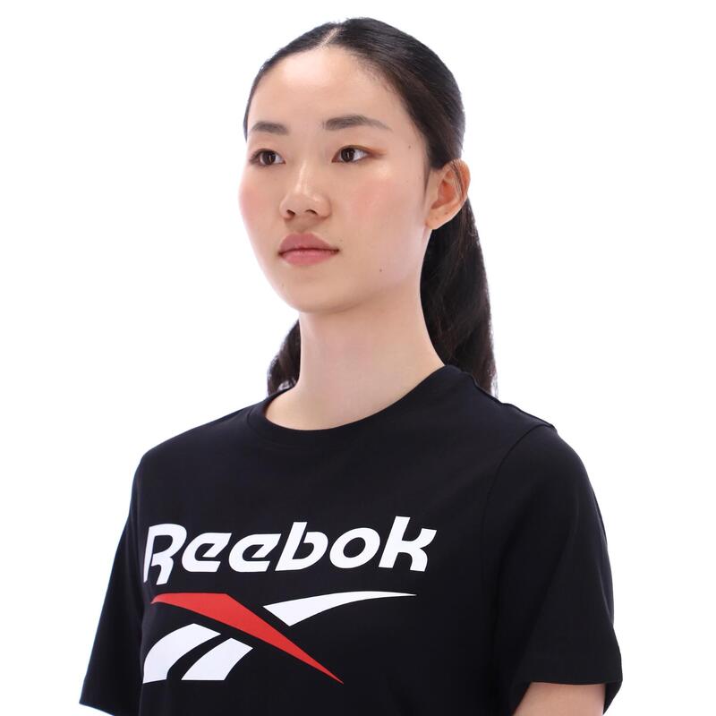Tricou din bumbac Reebok Negru Damă