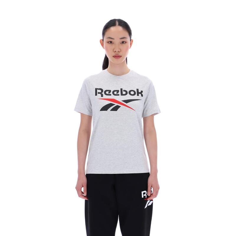 Tricou din bumbac Reebok Gri Damă