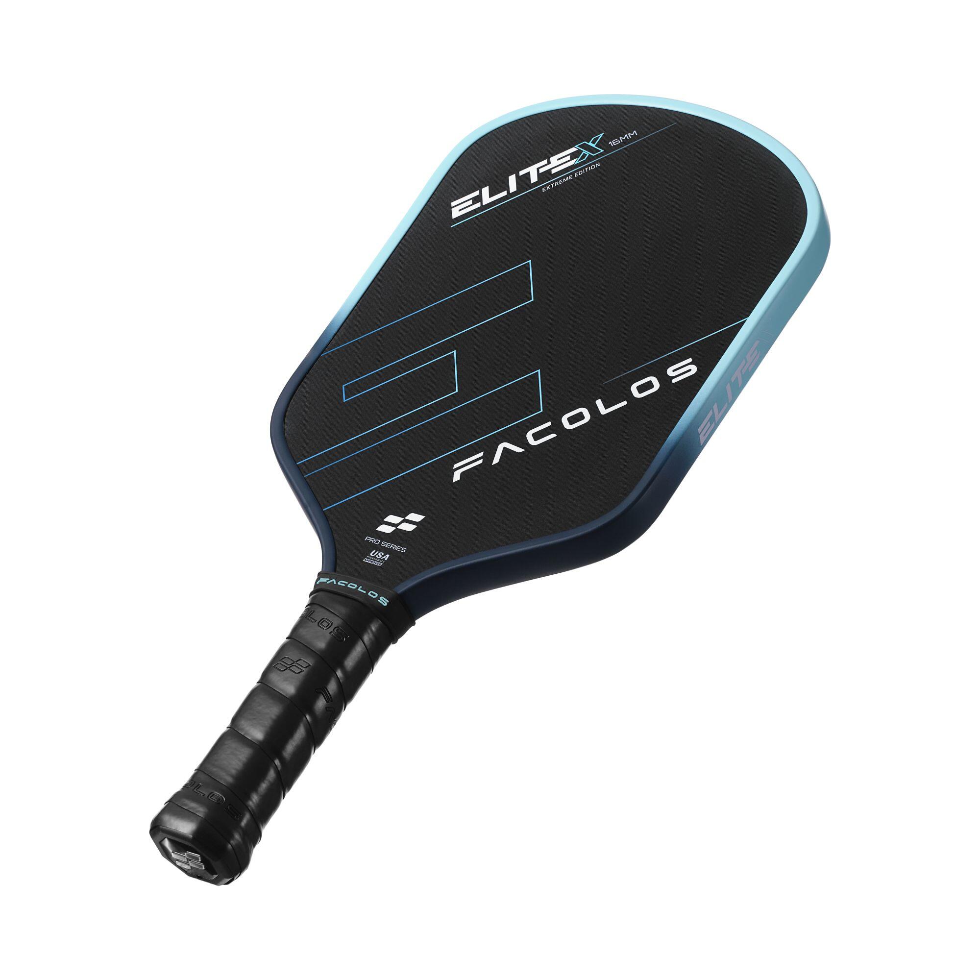 【新品未使用】PACOLAS ELITE X ピックルボールパドル16mm Pickleball Paddles Pro Series - EliteX - 16MM - Blue
