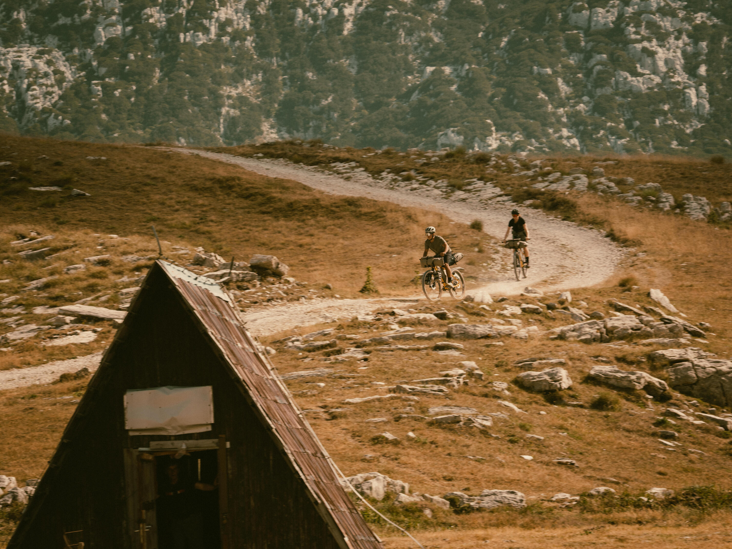 Vélo de voyage offroad bikepacking, ADVT 920 jaune 13/15