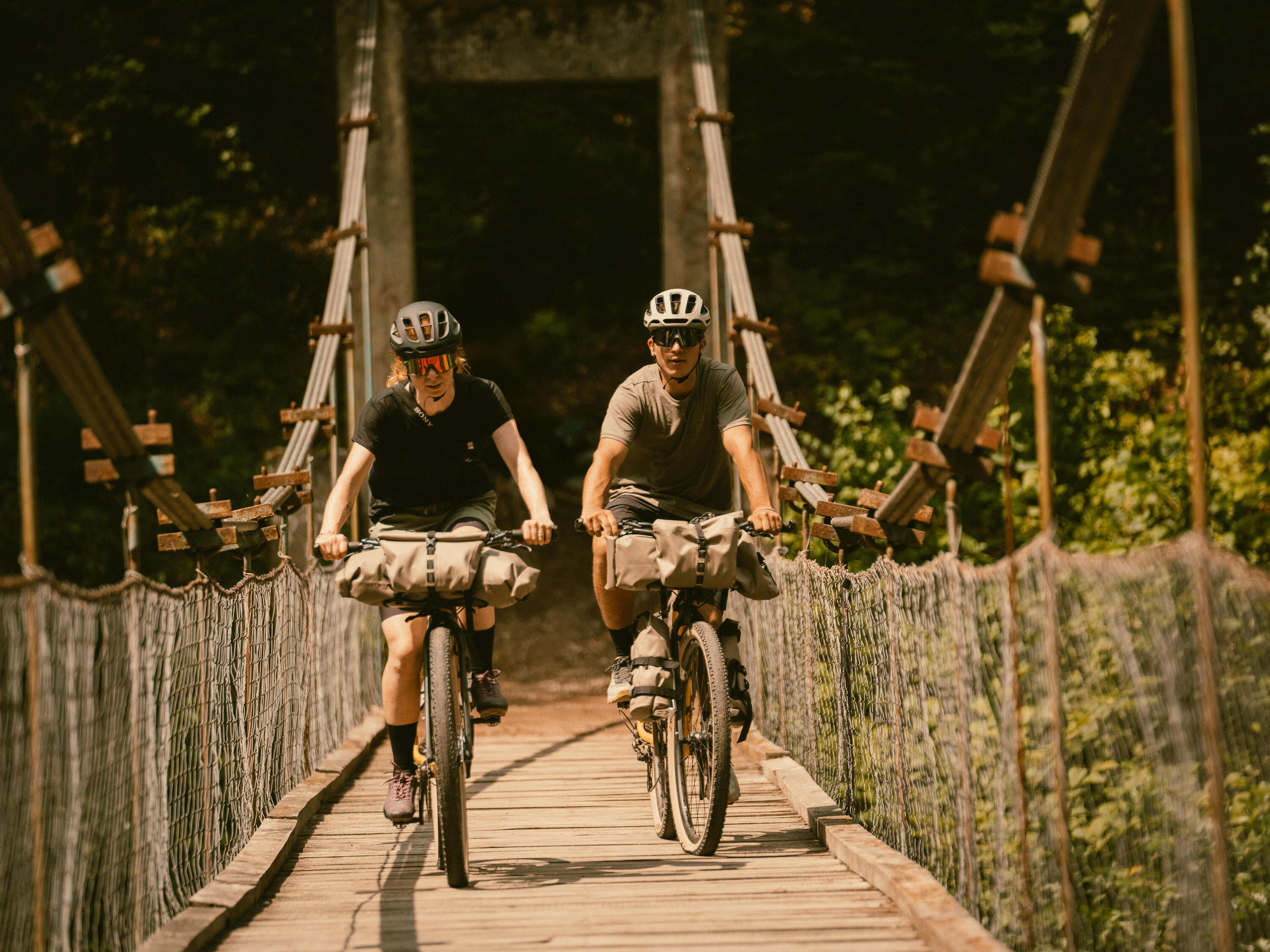 Vélo de voyage offroad bikepacking, ADVT 920 jaune 10/15