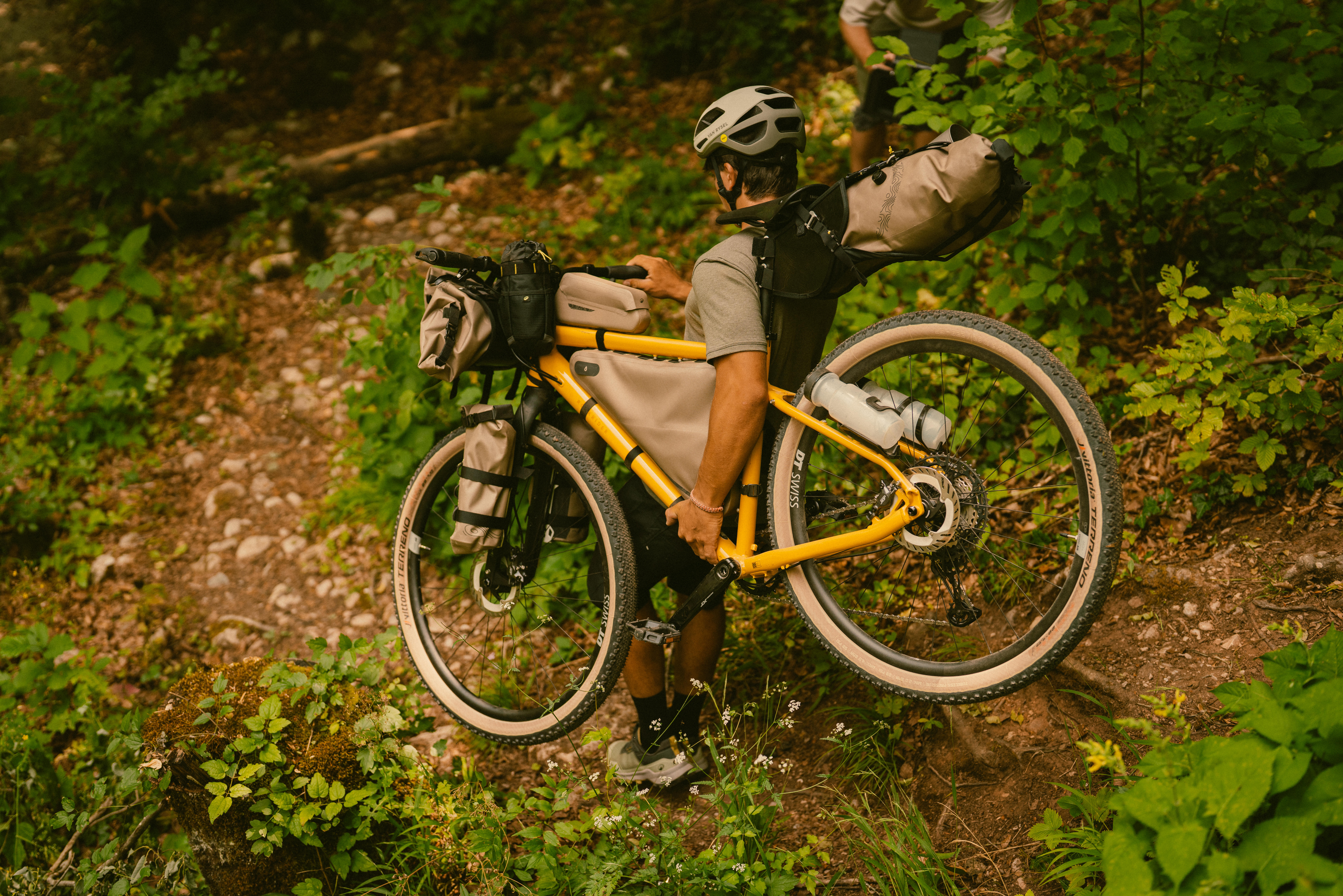 Offroad Bikepacking Reisevelo, ADVT 920 gelb | Decathlon