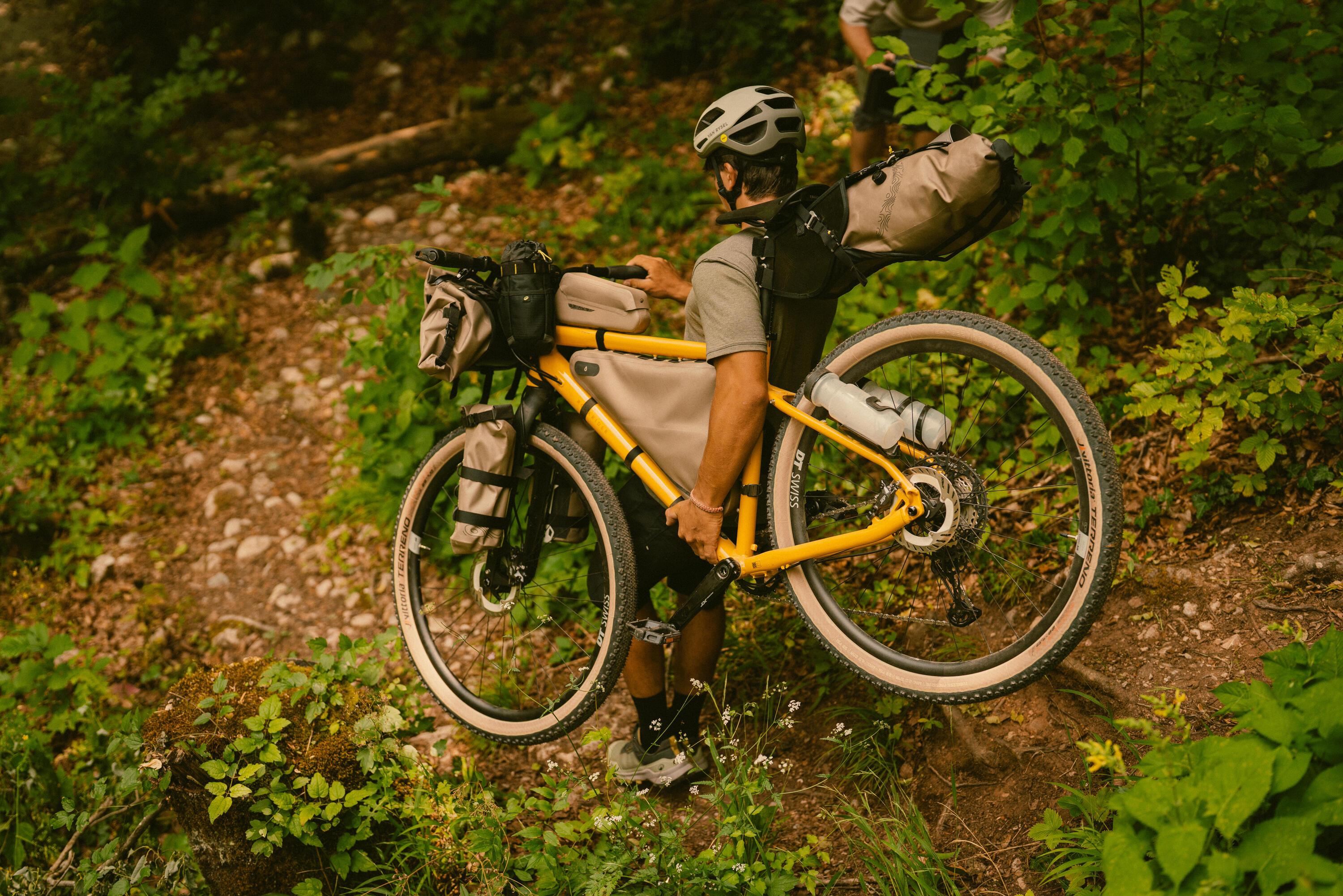 Vélo de voyage offroad bikepacking, ADVT 920 jaune 11/15
