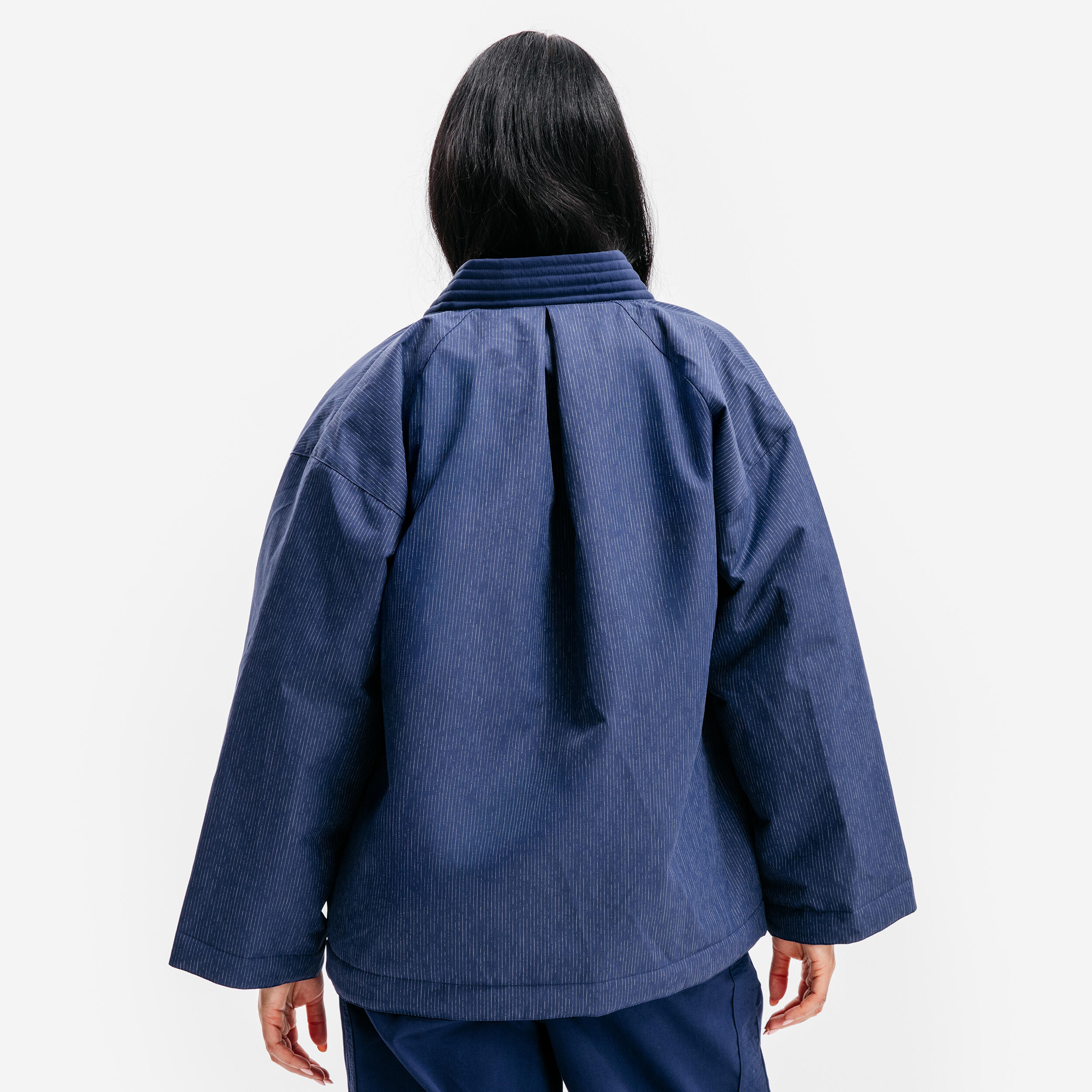 Veste façon kimono Uppercute, bleu 4/7