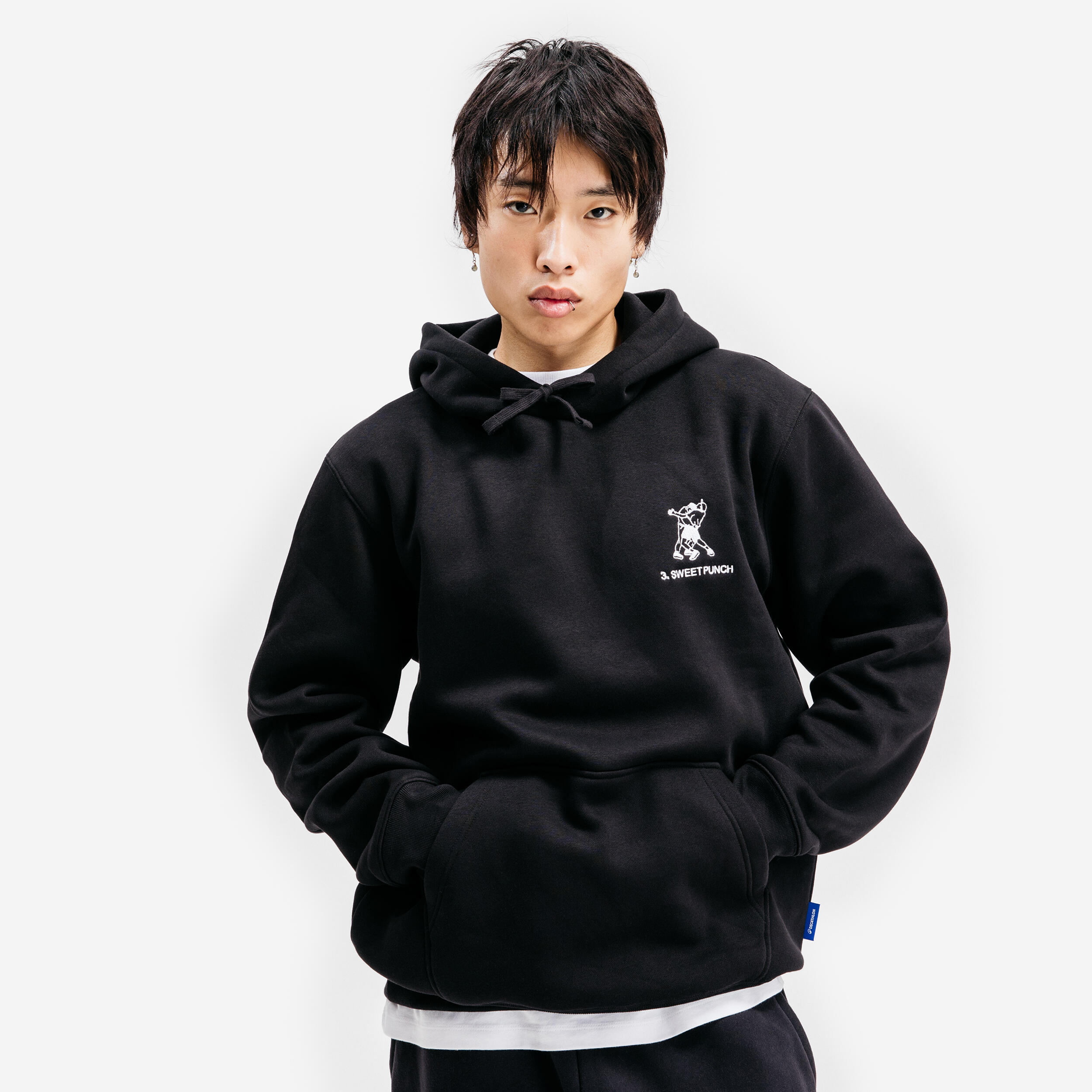Hoodie Uppercute zwart 2/8