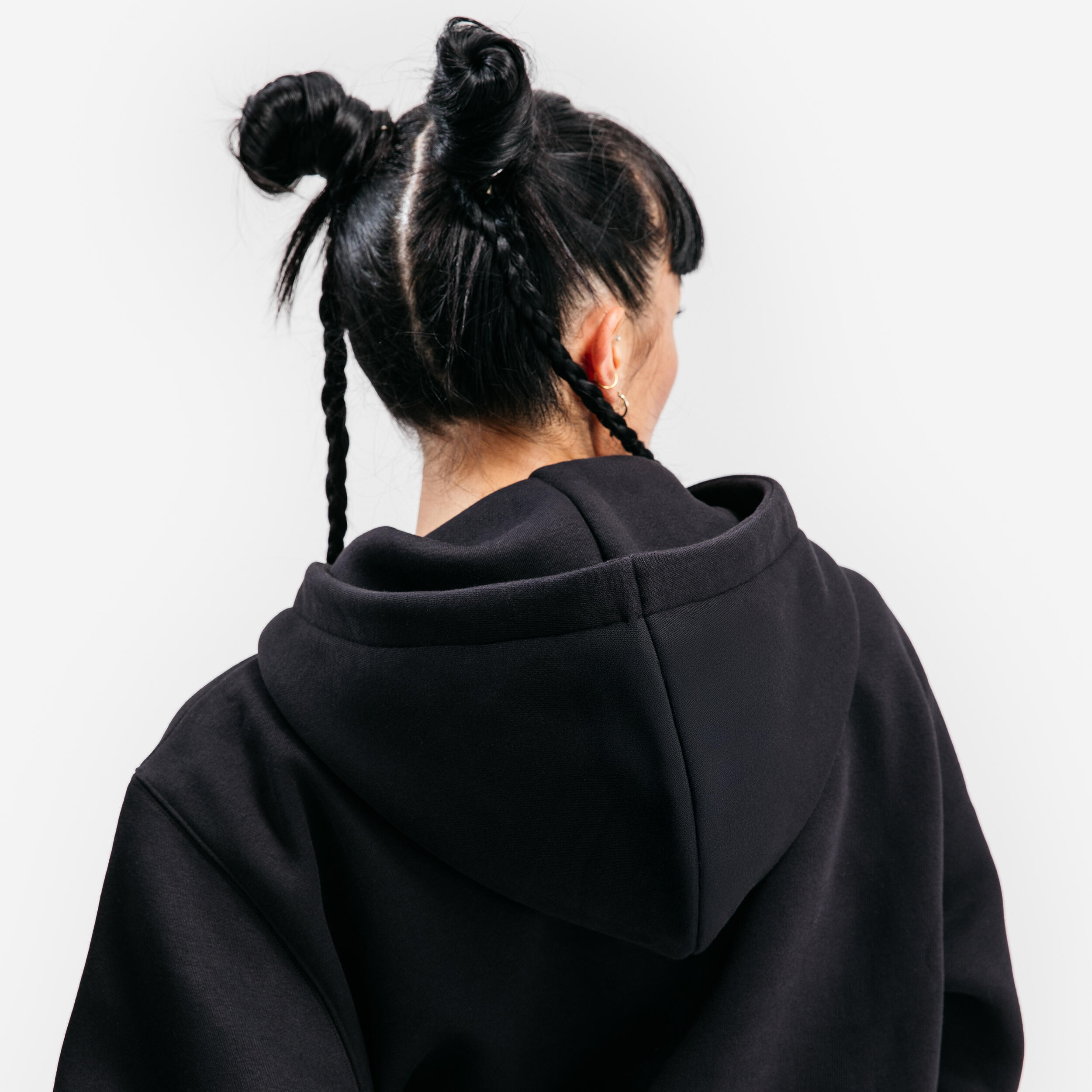 Hoodie Uppercute zwart 5/8