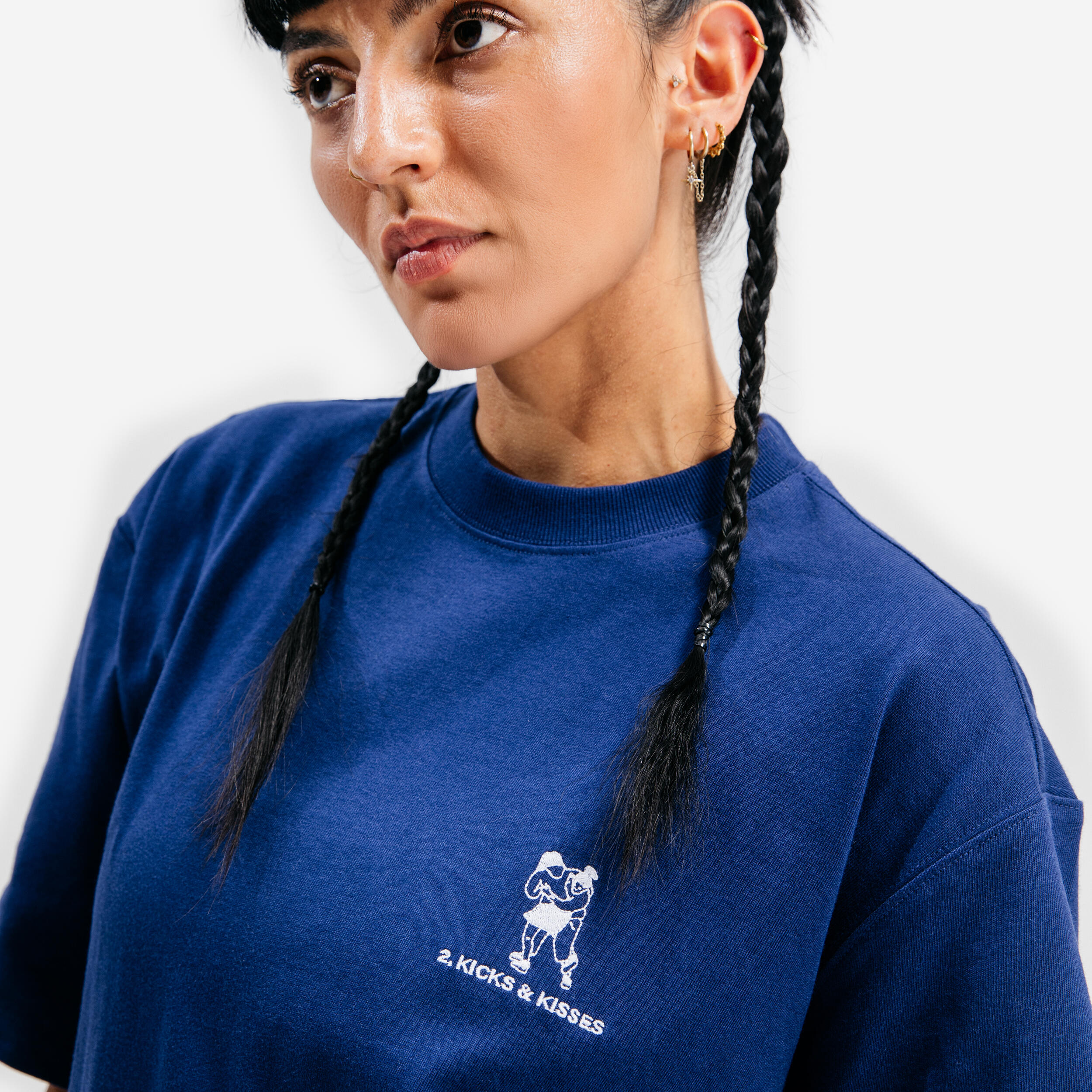 Camiseta con estampado Uppercute, azul 5/8