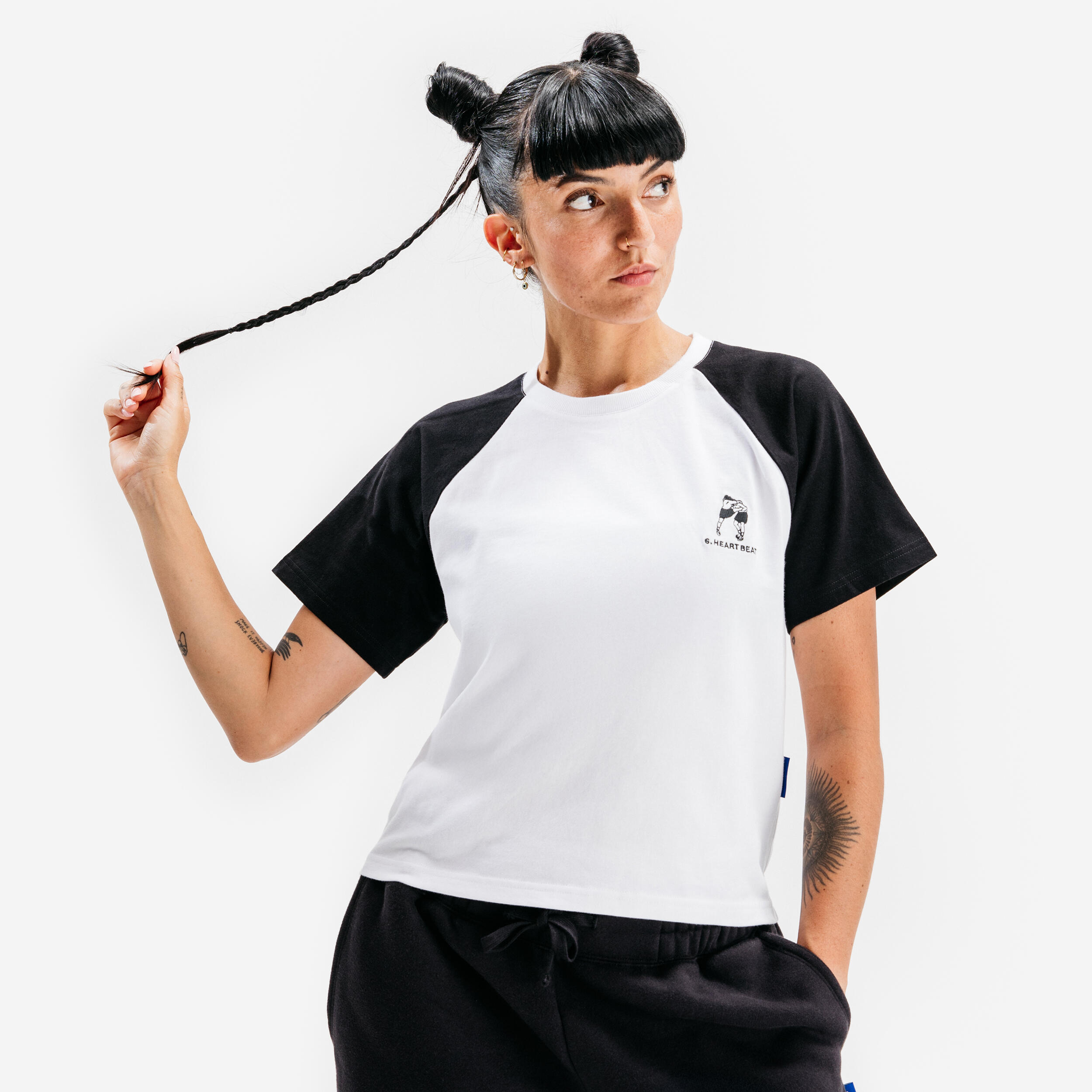 DECATHLON T-Shirt Damen - Uppercute schwarz