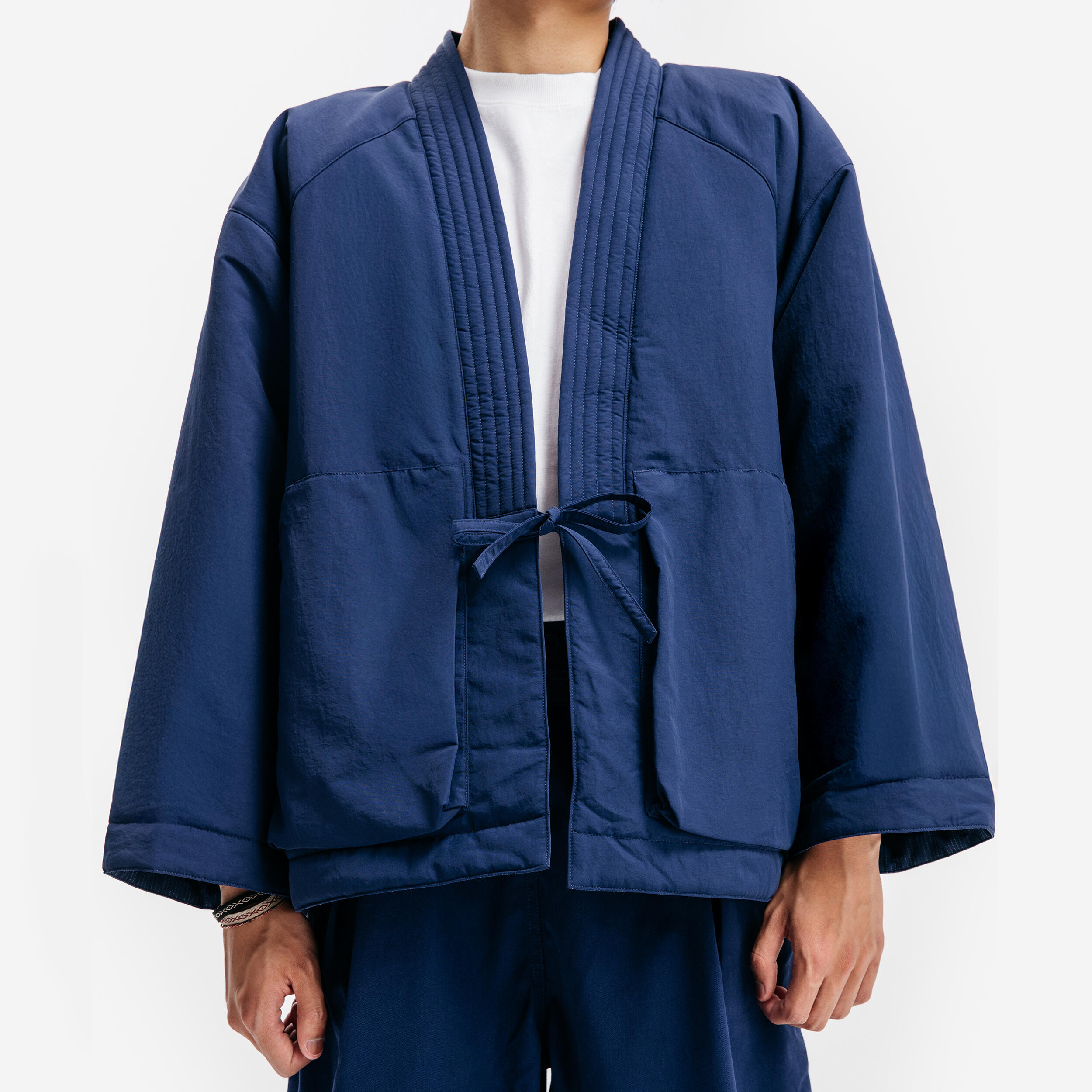 Veste façon kimono Uppercute, bleu 3/7