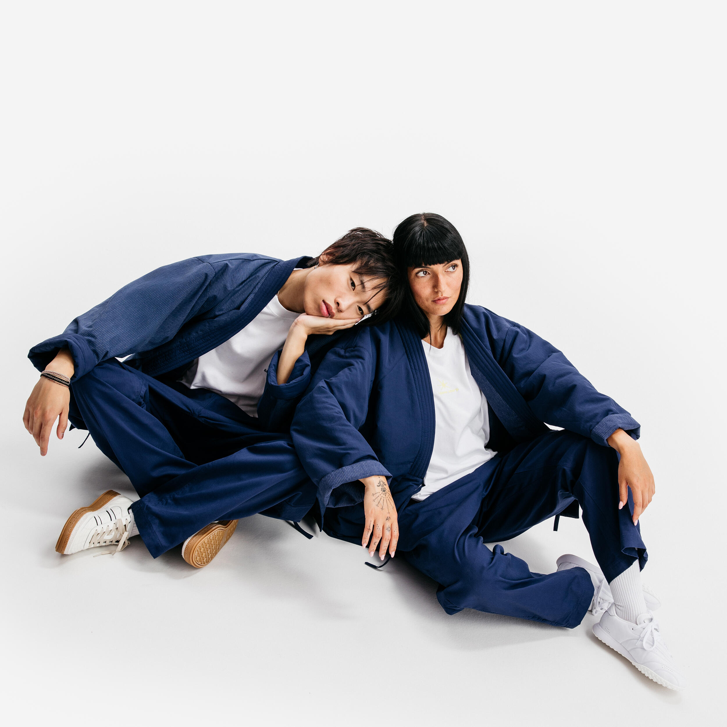 Veste façon kimono Uppercute, bleu 6/7