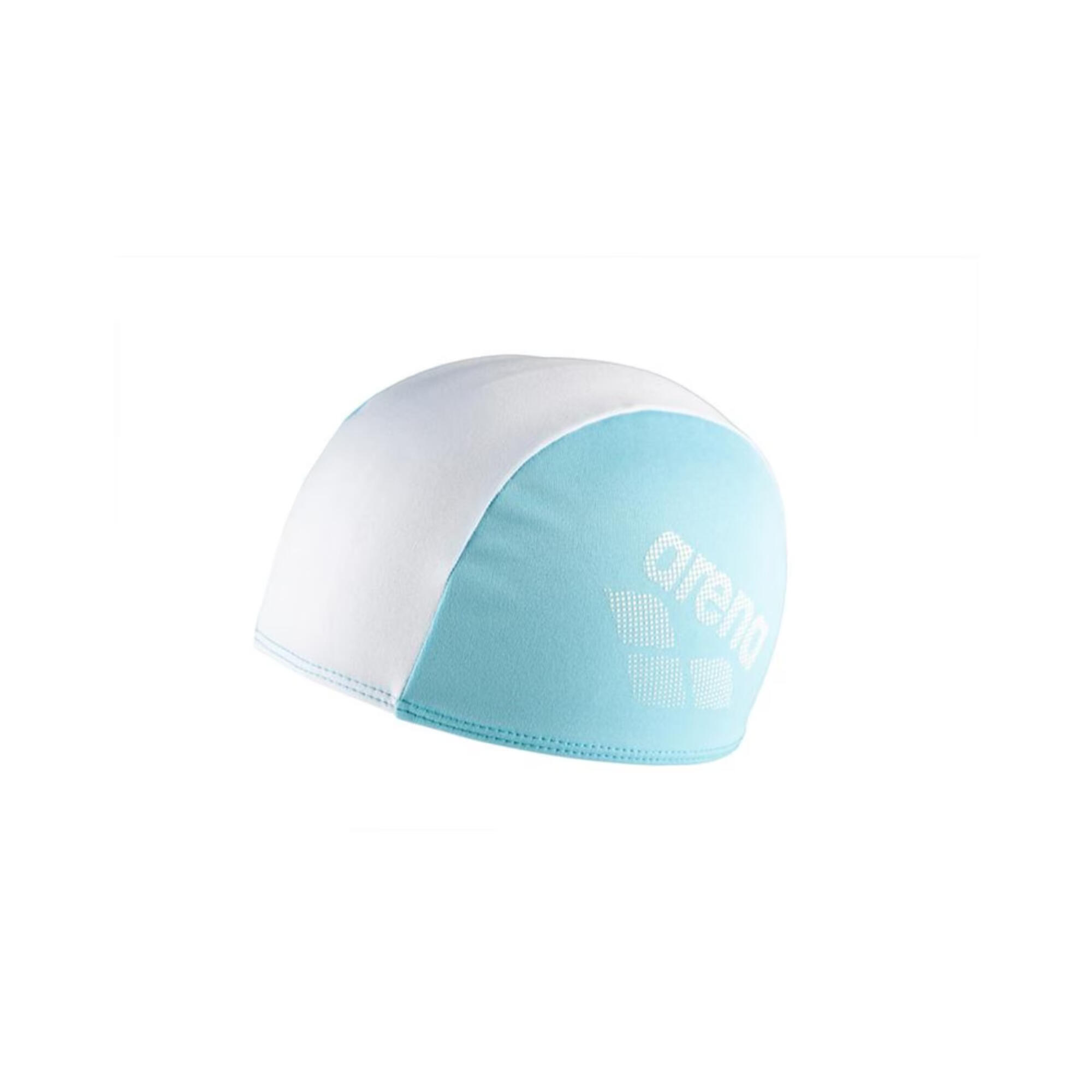 Gorro de Natacion Polyester II Jr  Bicolor Celeste - CD 2/2