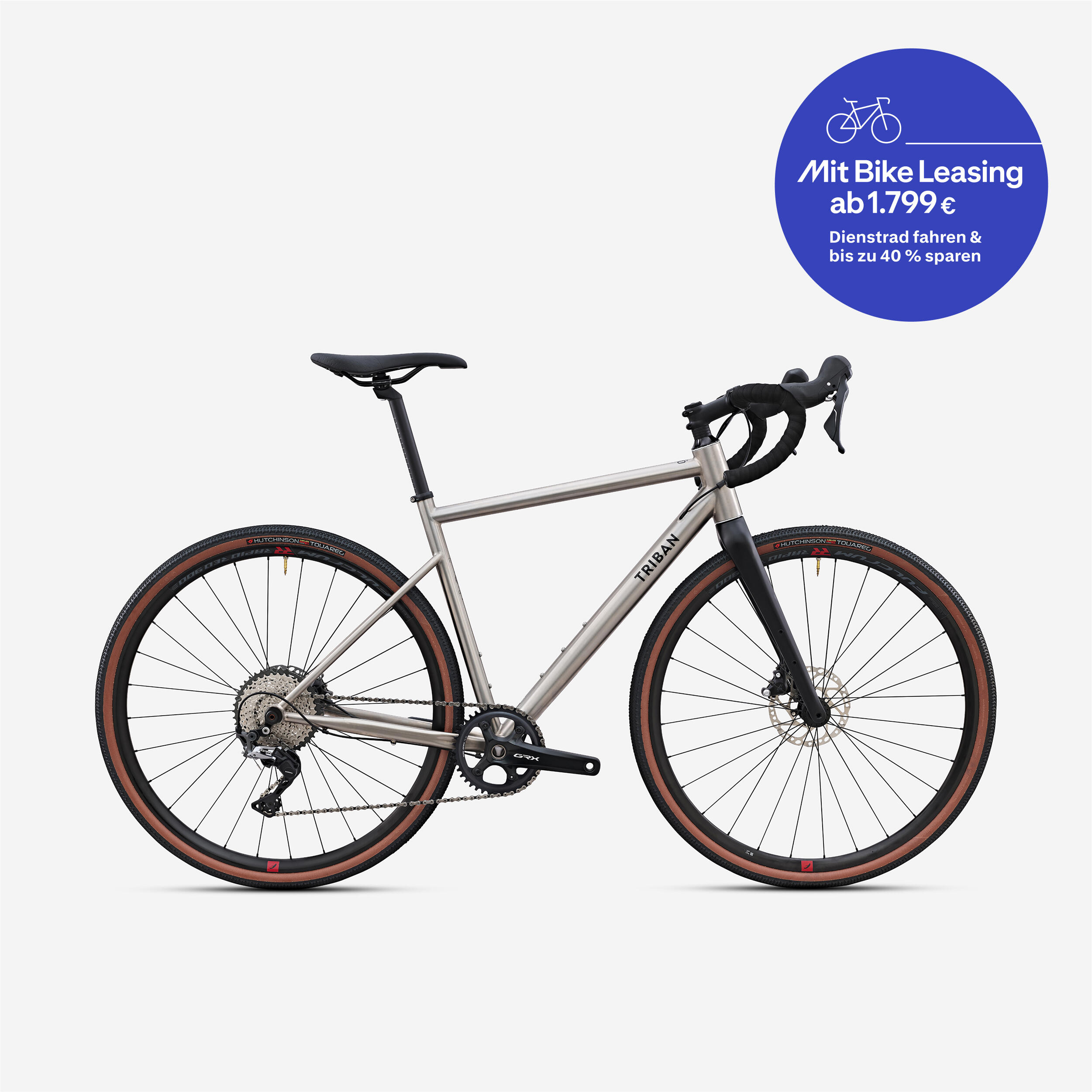 Titanrahmen Gravelbike Triban GRVL 900 Herren  2/10