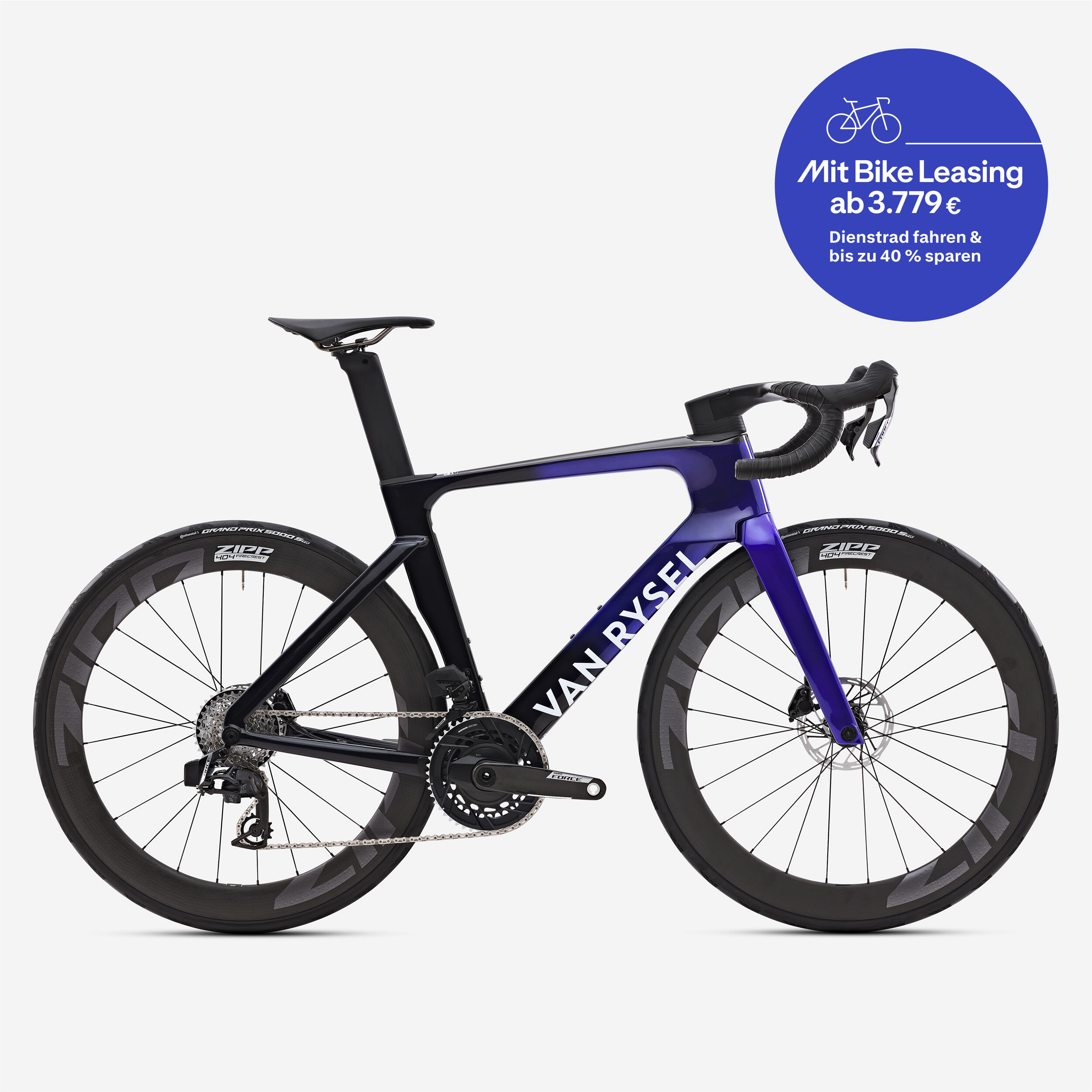Racefiets RCR-F Pro SRAM Force AXS E1-vermogenssensor 12V paars 17/19
