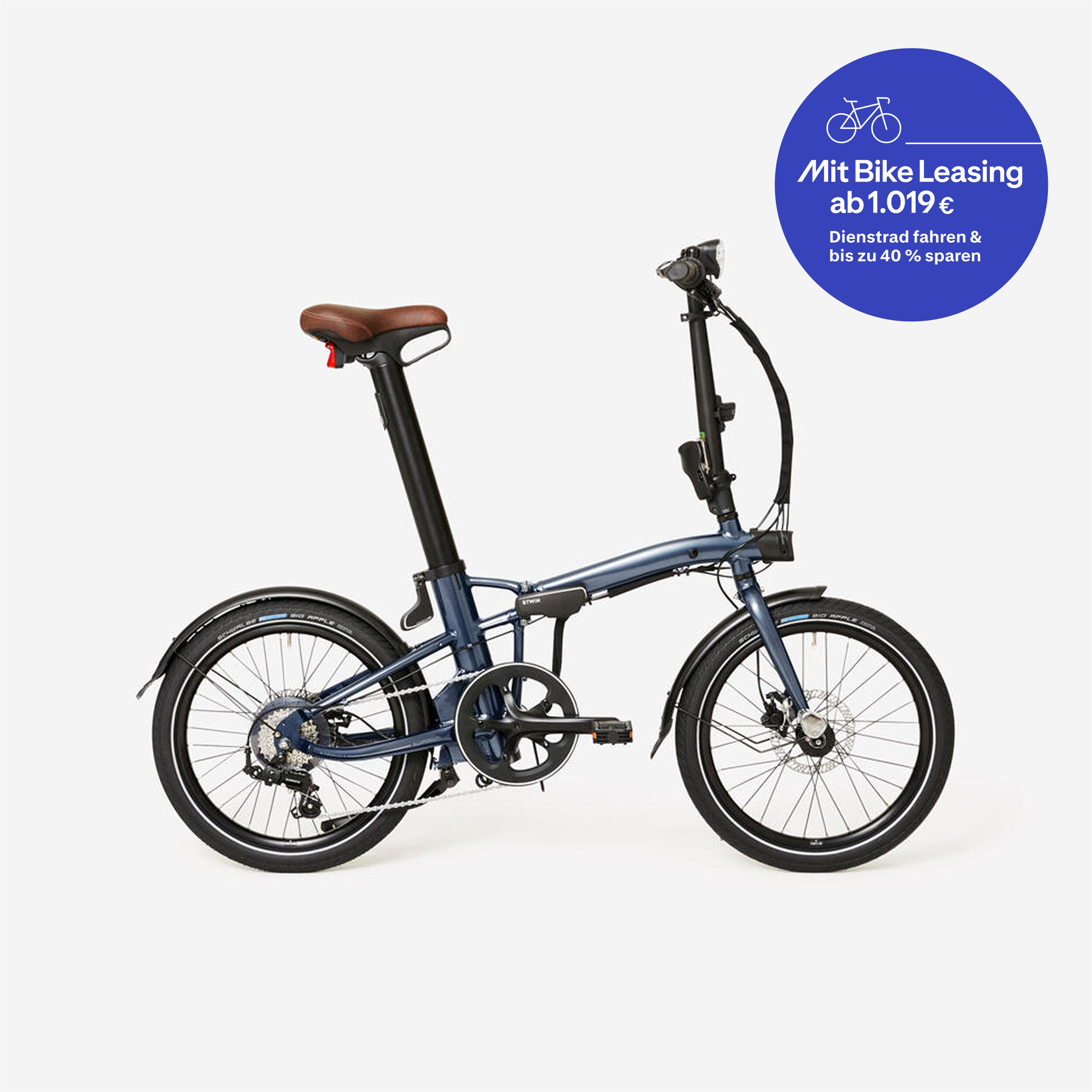 Vélo pliant électrique 20 pouces E-FOLD 900 -1 seconde BTWIN