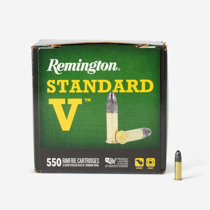 Balles 22 Long Rifle Standard V Remington x550