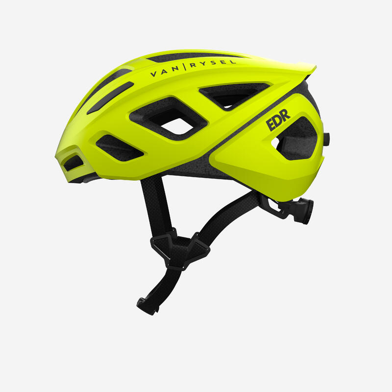 CASQUE VELO ROUTE ROADR 500 JAUNE FLUO