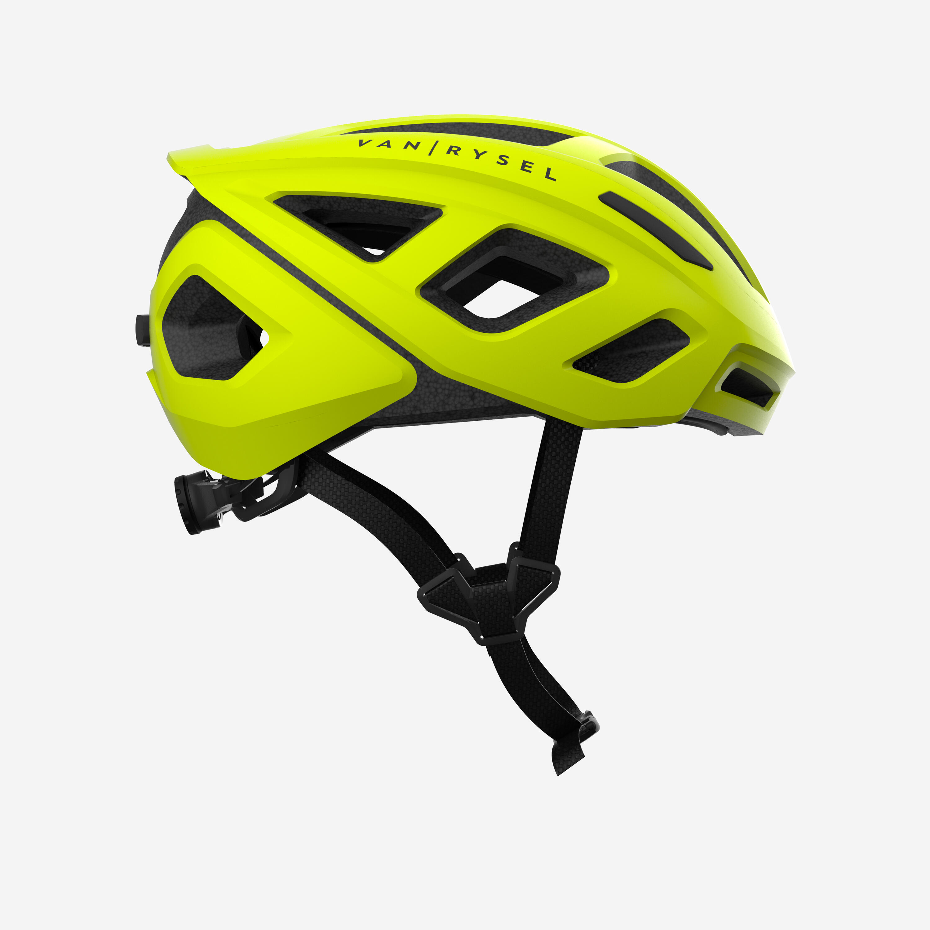 RoadR 500 Road Cycling Helmet - Neon Yellow 3/6